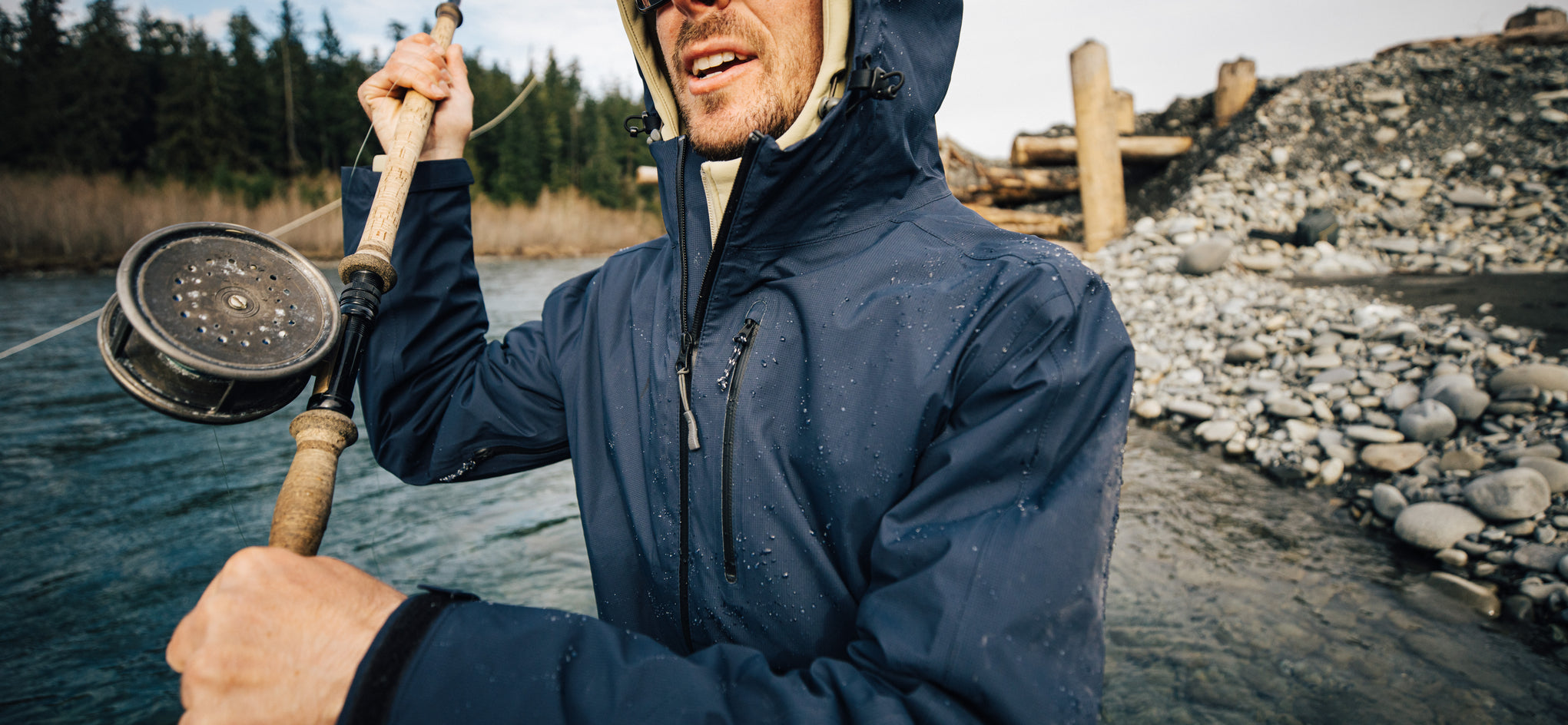 Fishing Raincoat Lightweight Waterproof Rain Jackets Packable