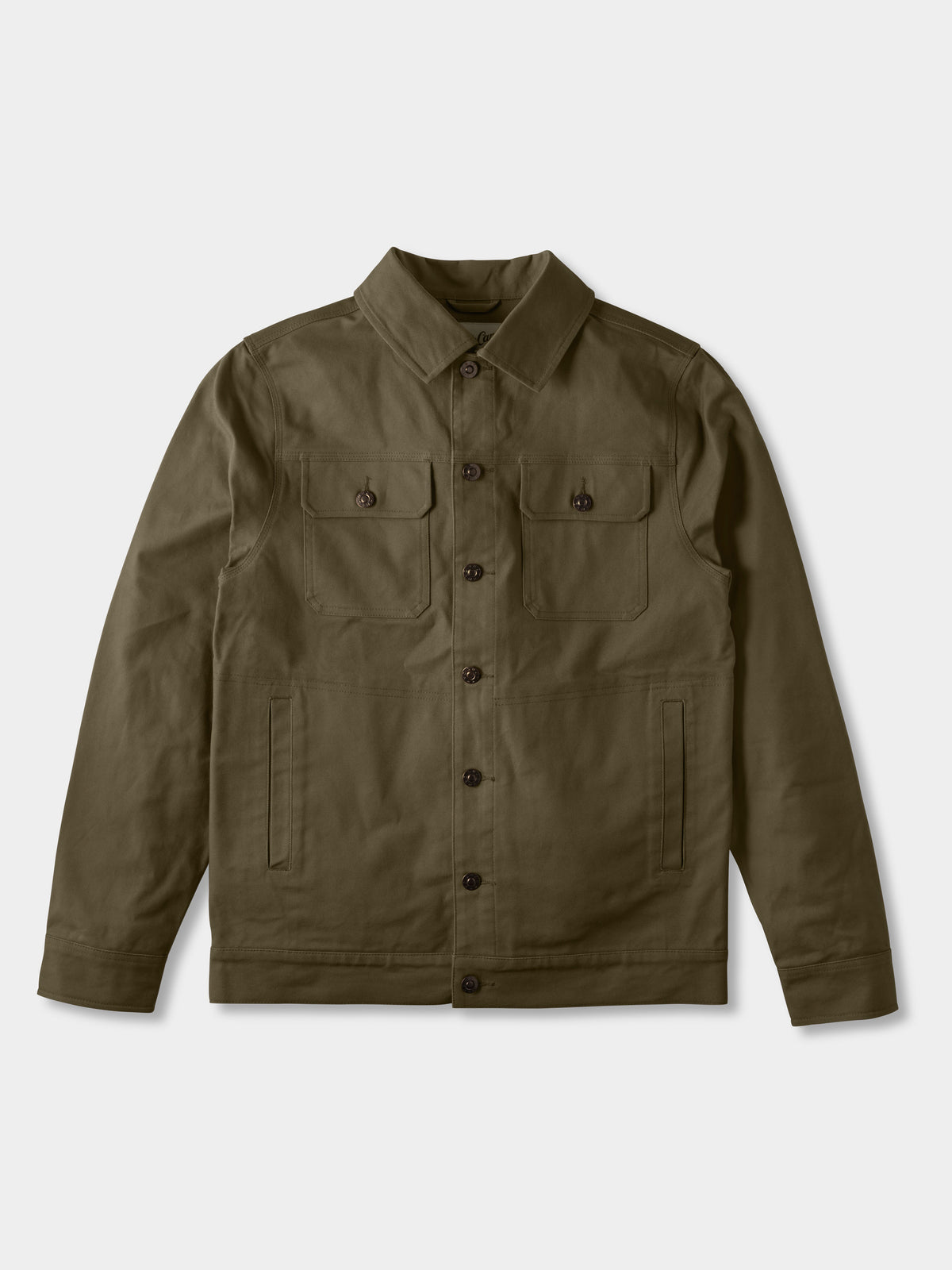 BrushJacket_DarkOlive_Front_cf 