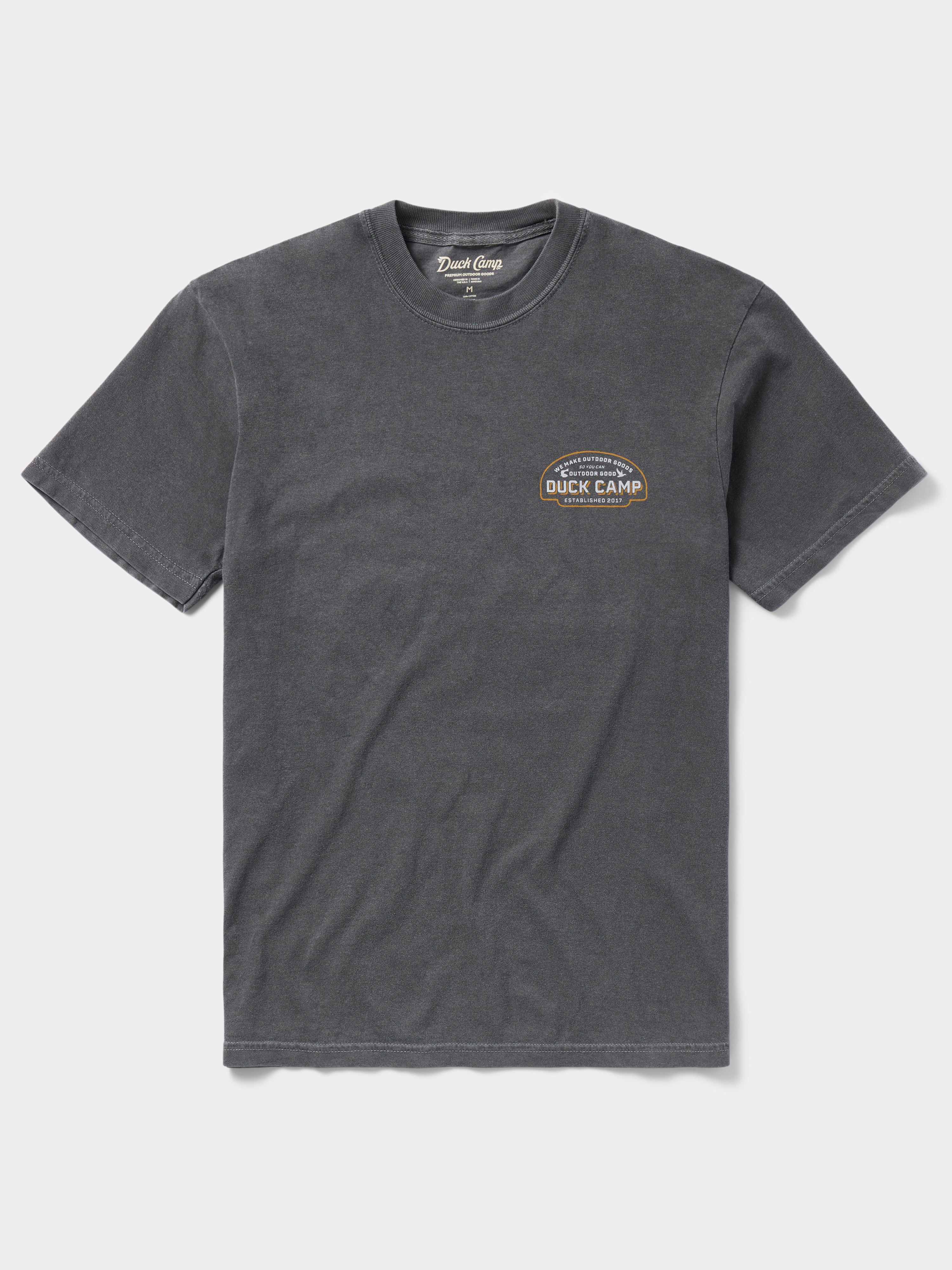 Cast & Blast Badge Tee - Pepper