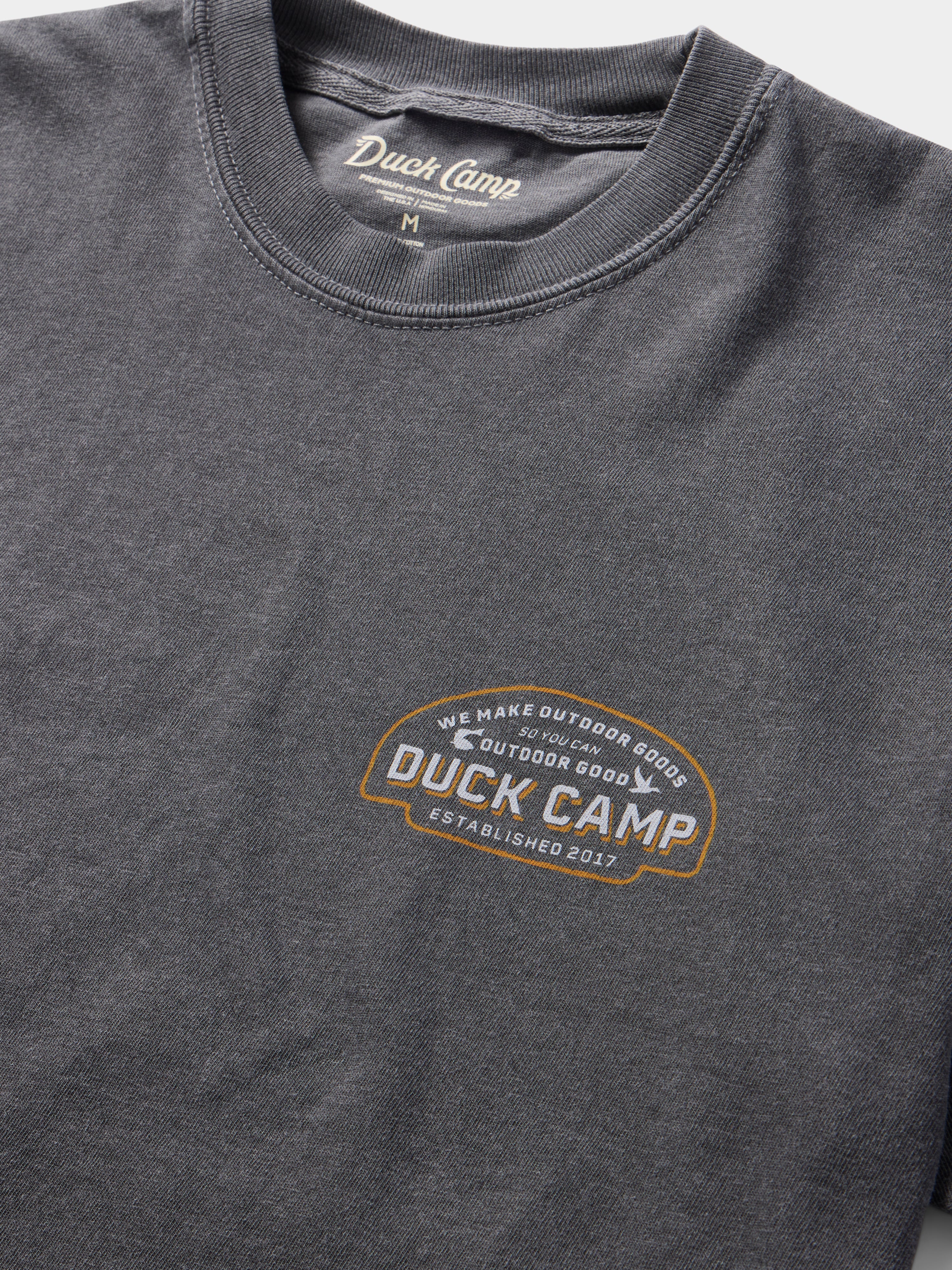 Cast & Blast Badge Tee - Pepper