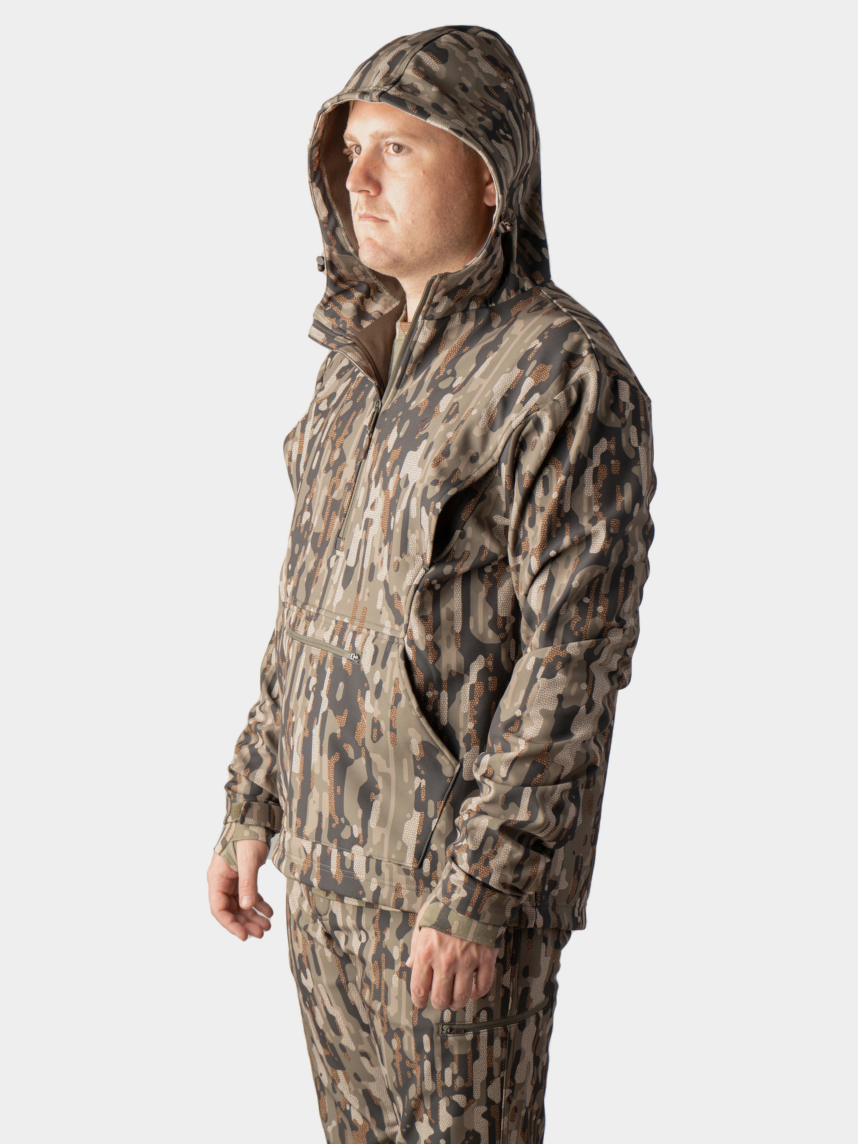M's Contact Softshell Hoodie - Woodland