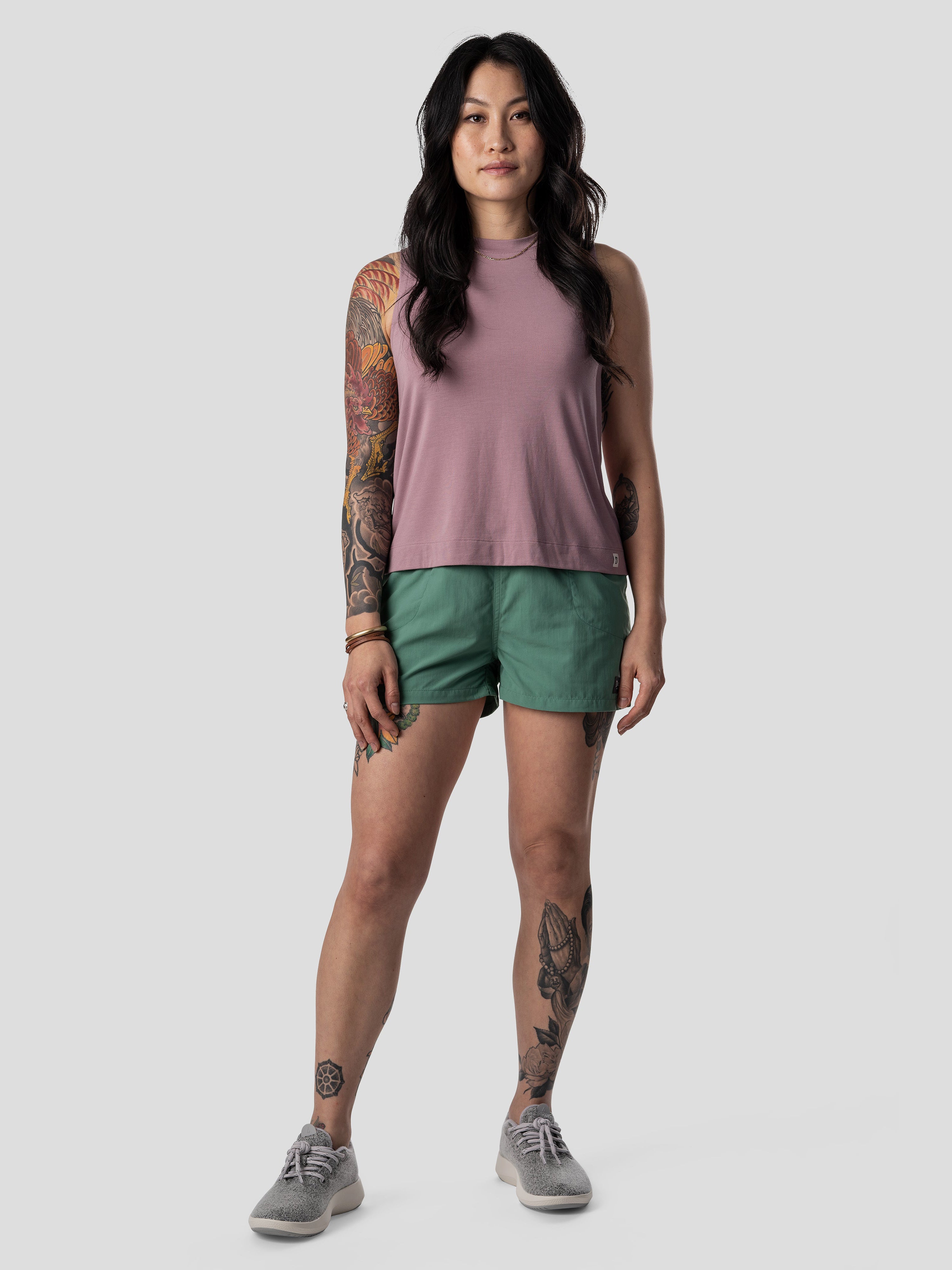 W's Lightweight Bamboo Tank - Sea Star