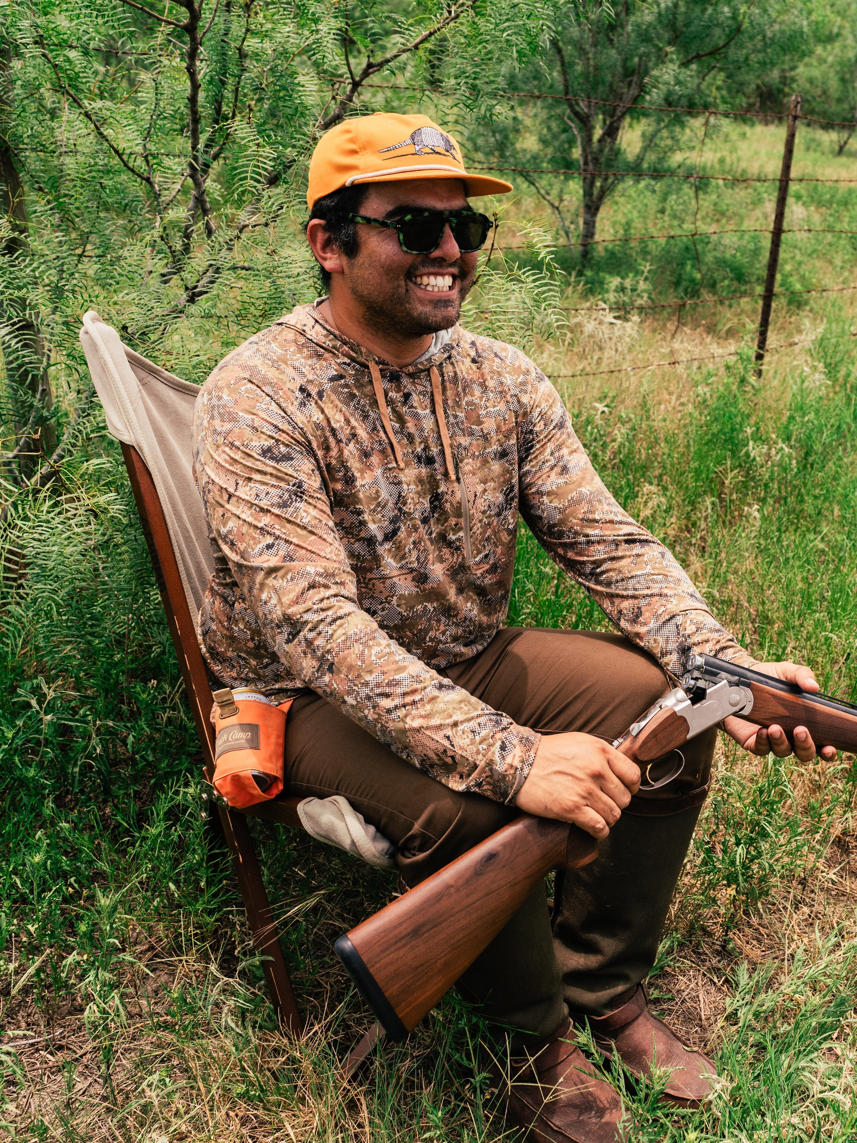 Canvas Can Holster - Blaze/Wheat