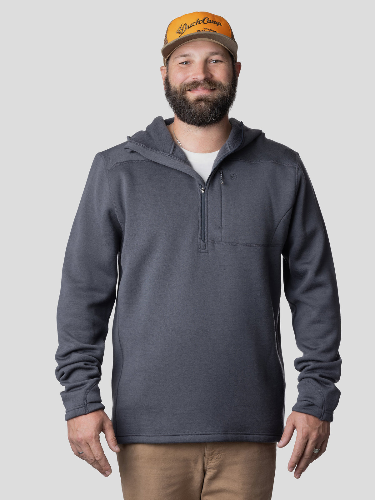 Barnburner Merino Hoodie - Charcoal