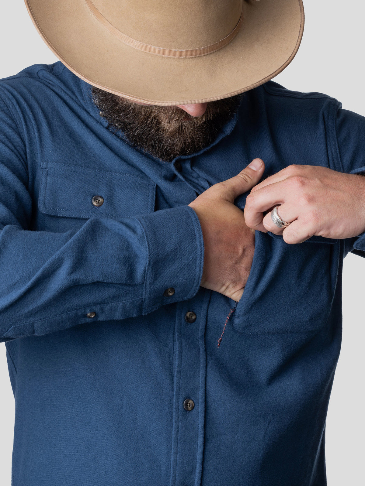 Camp Shirt - Faded Navy