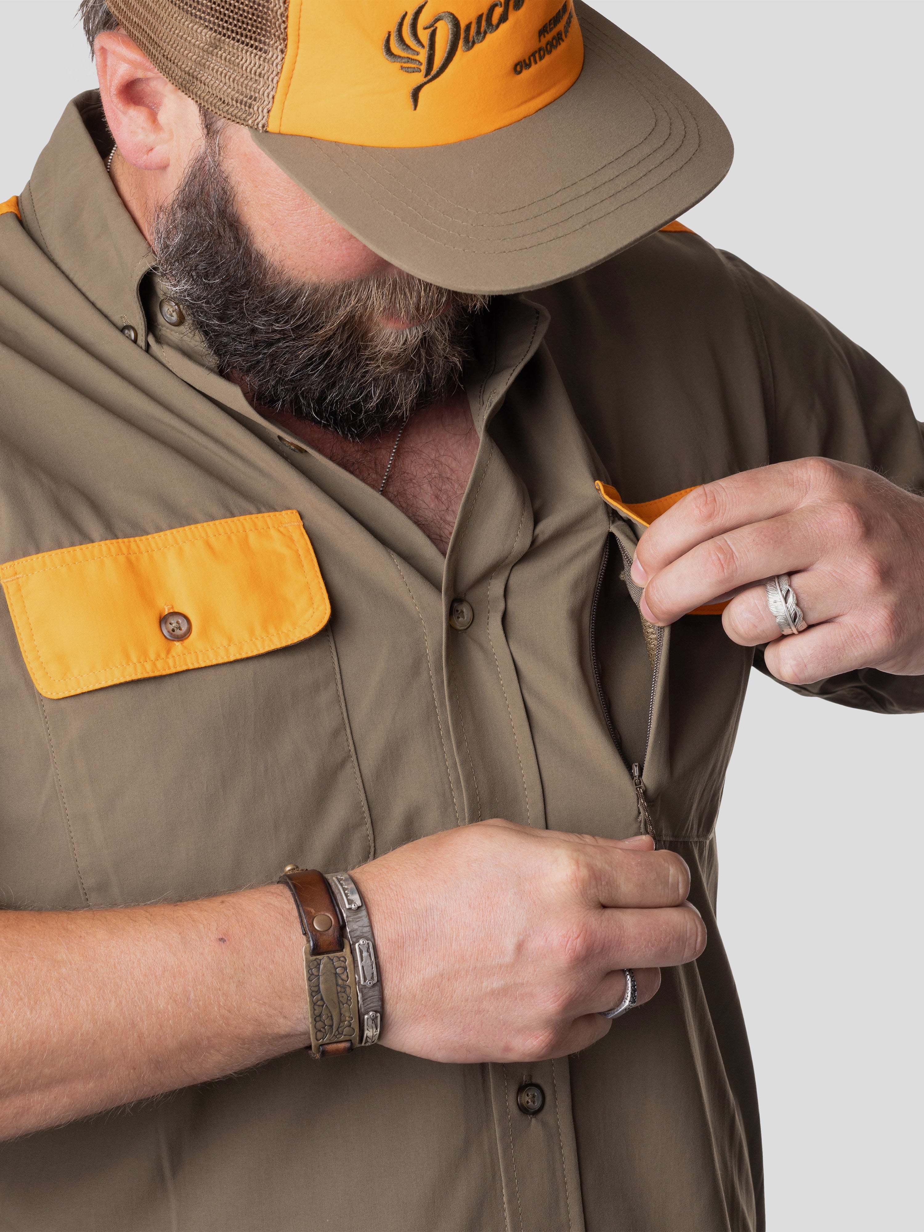 M's Lightweight Hunting Shirt Short Sleeve - Pin Oak Upland
