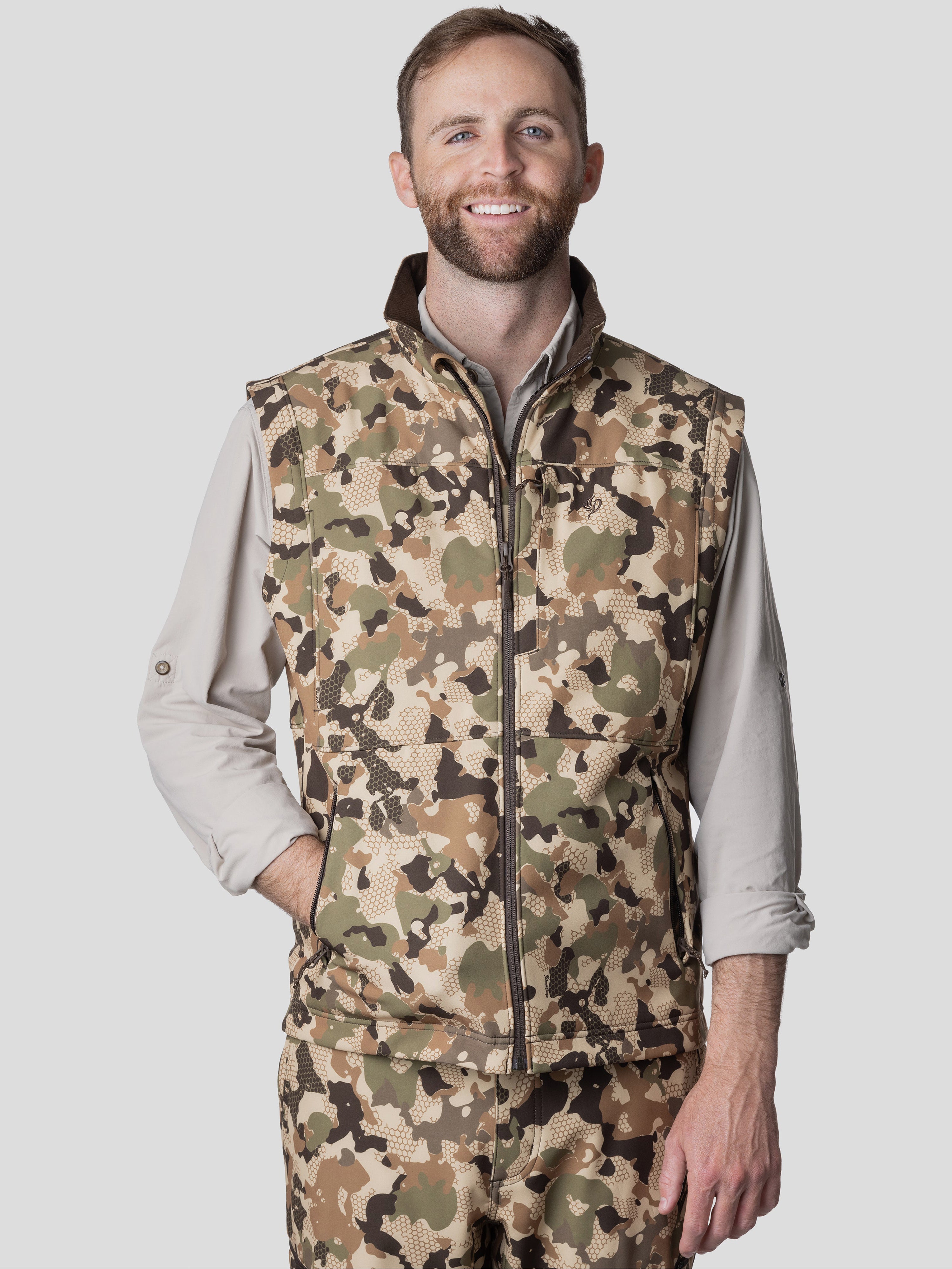 M's Contact Softshell Vest - Wetland