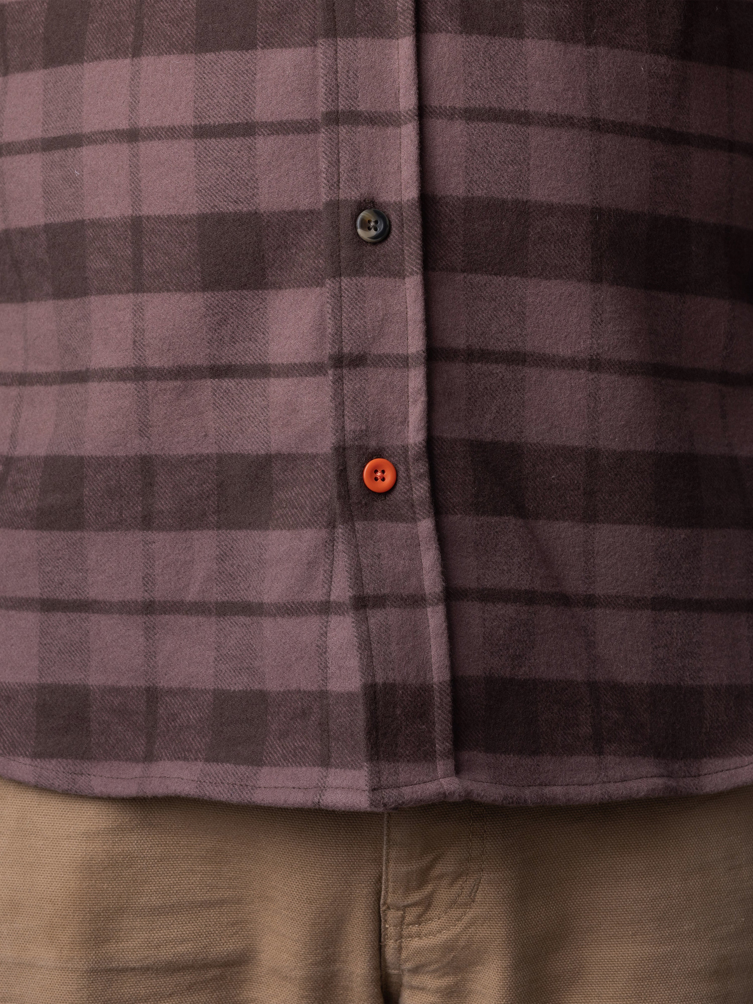 M's Camp Shirt - Dust Brown Plaid