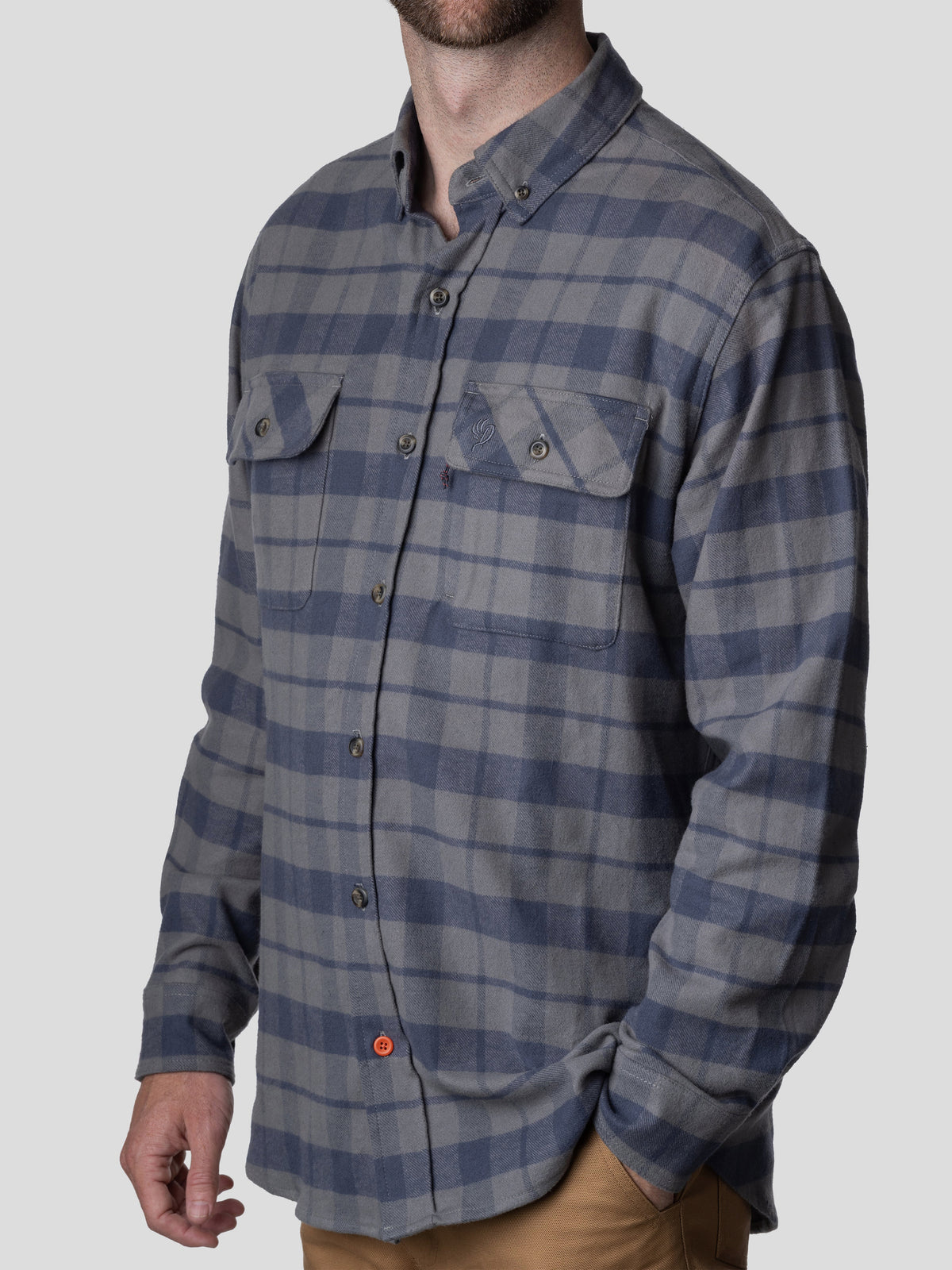 Camp Shirt - Faded Navy Plaid