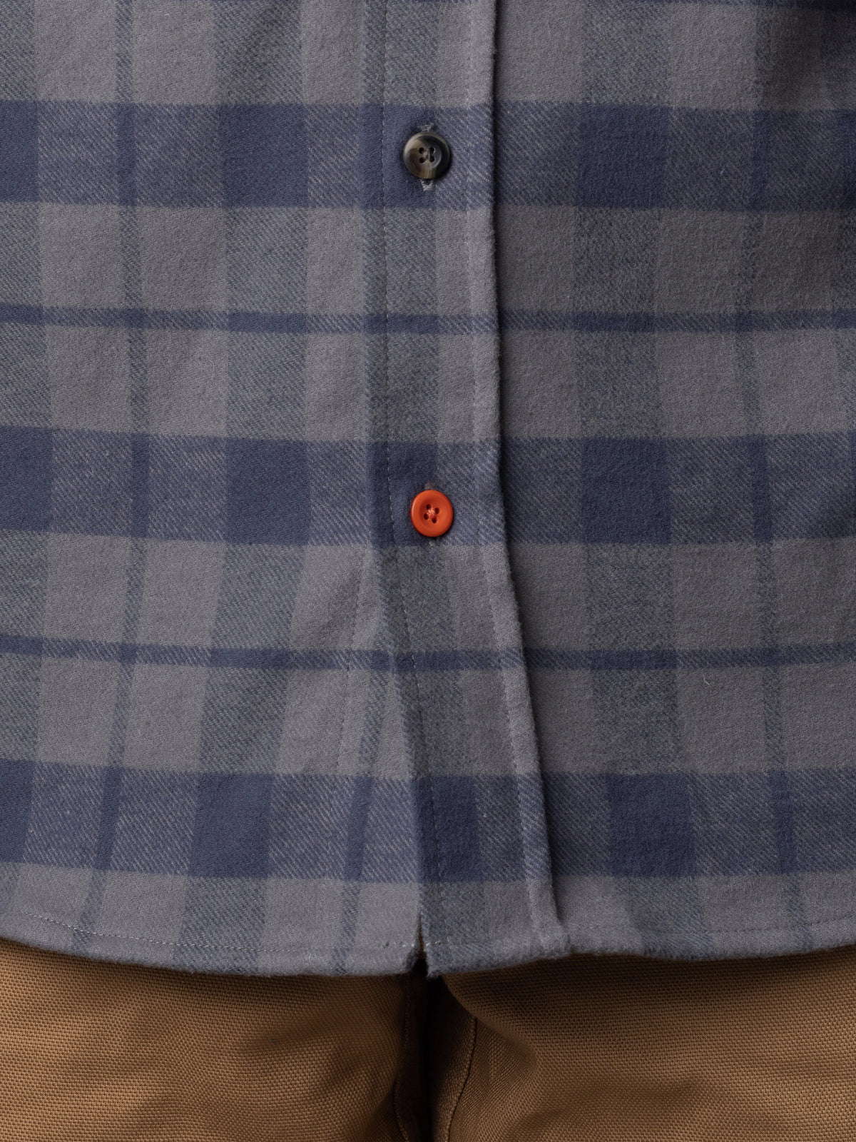 Camp Shirt - Faded Navy Plaid