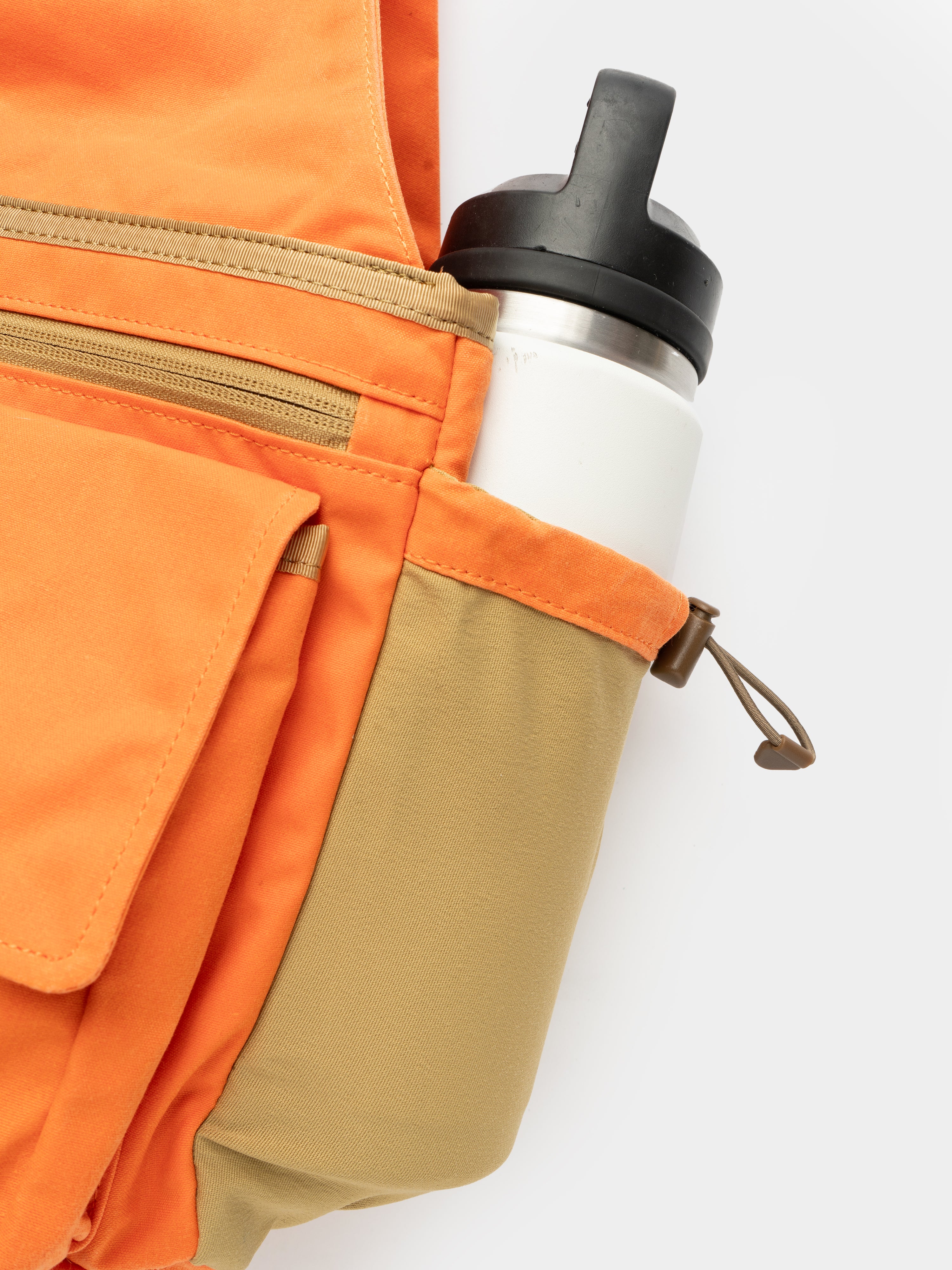 Canvas Upland Strap Vest - Blaze/Wheat