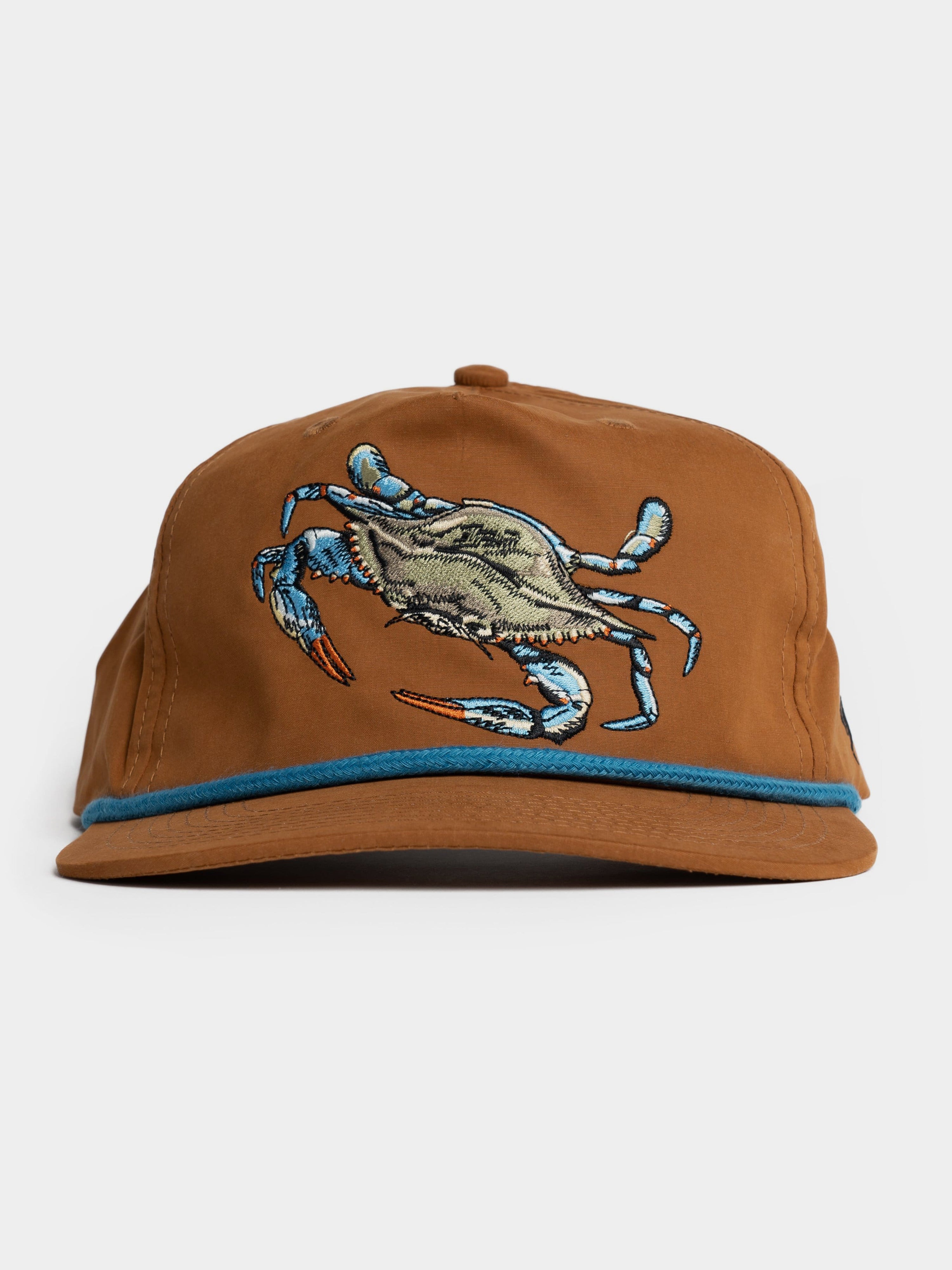 Blue Crab Hat - Pintail Brown – Duck Camp