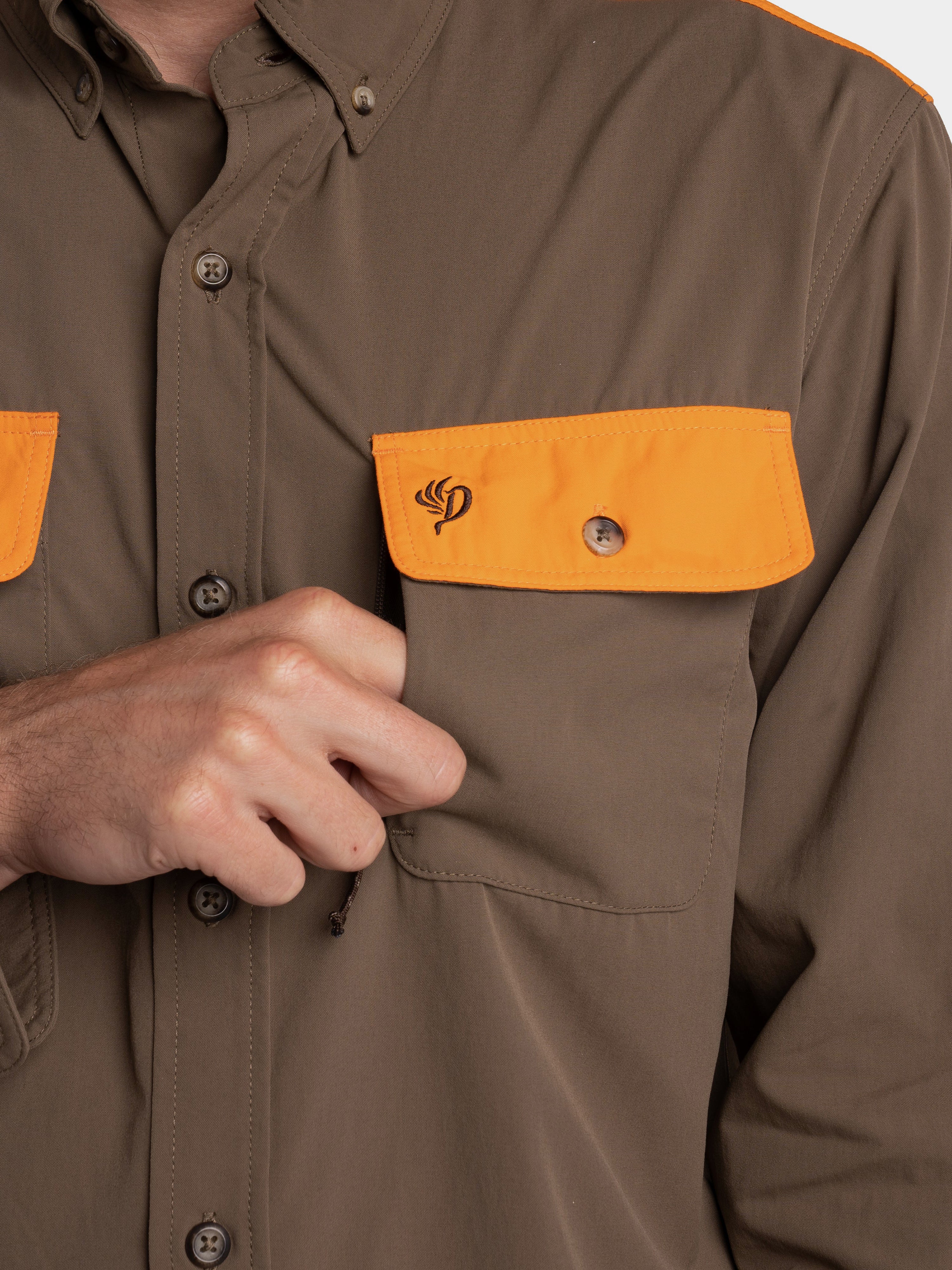 M's Lightweight Hunting Shirt Long Sleeve - Pin Oak Upland