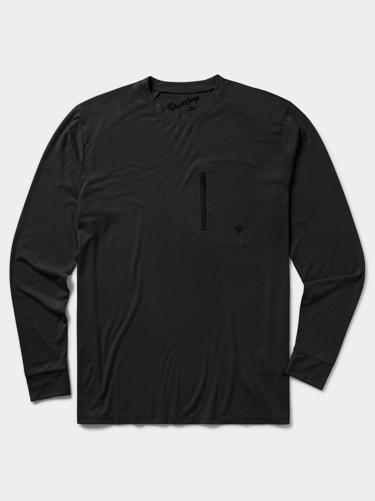 Lightweight Bamboo Crew - Black