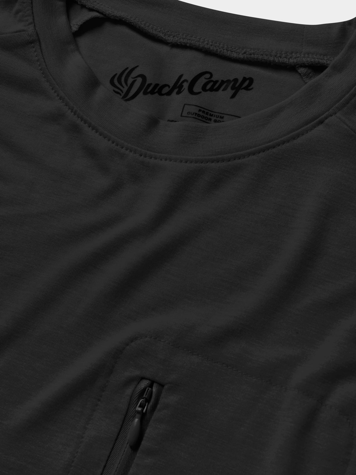 Lightweight Bamboo Crew - Black
