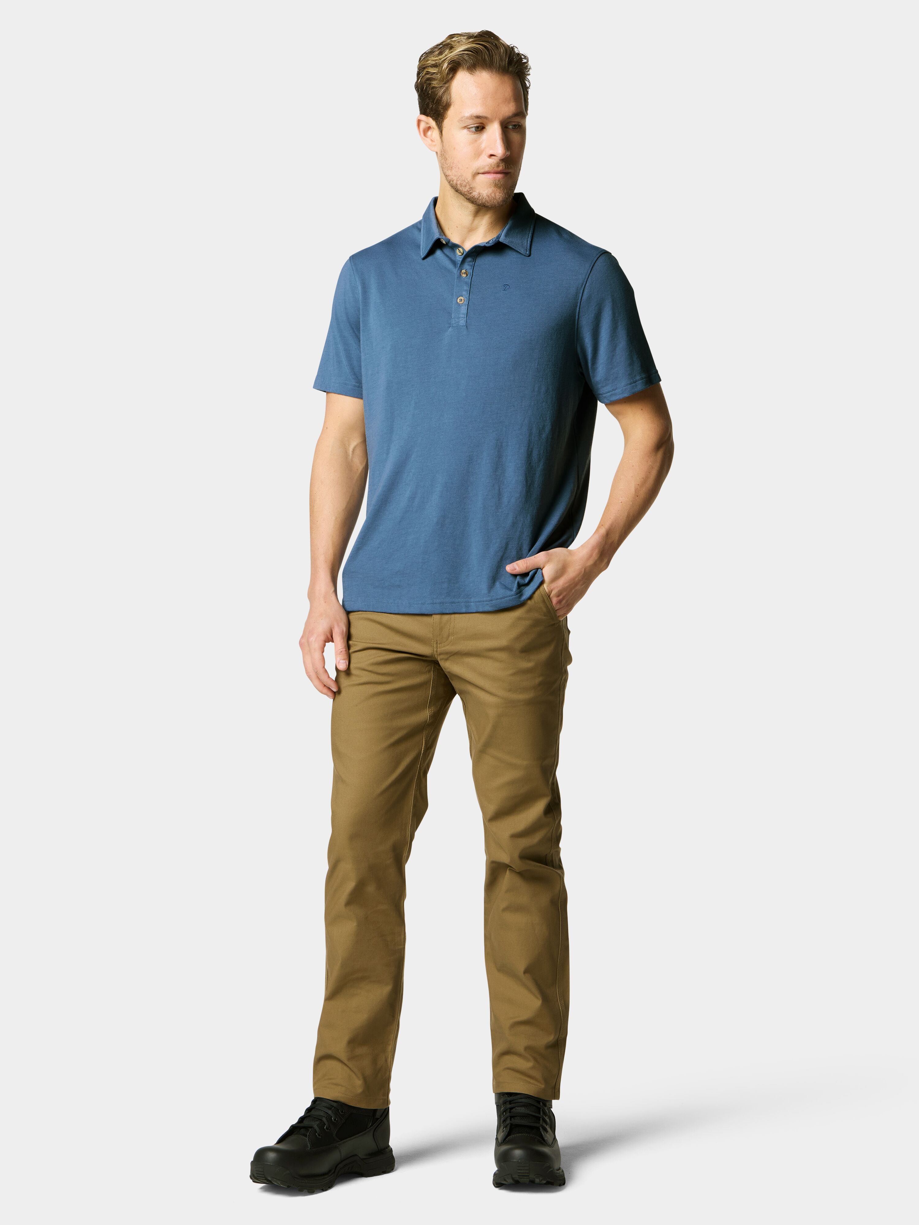 M's Essential drirelease® Polo - Bering Sea