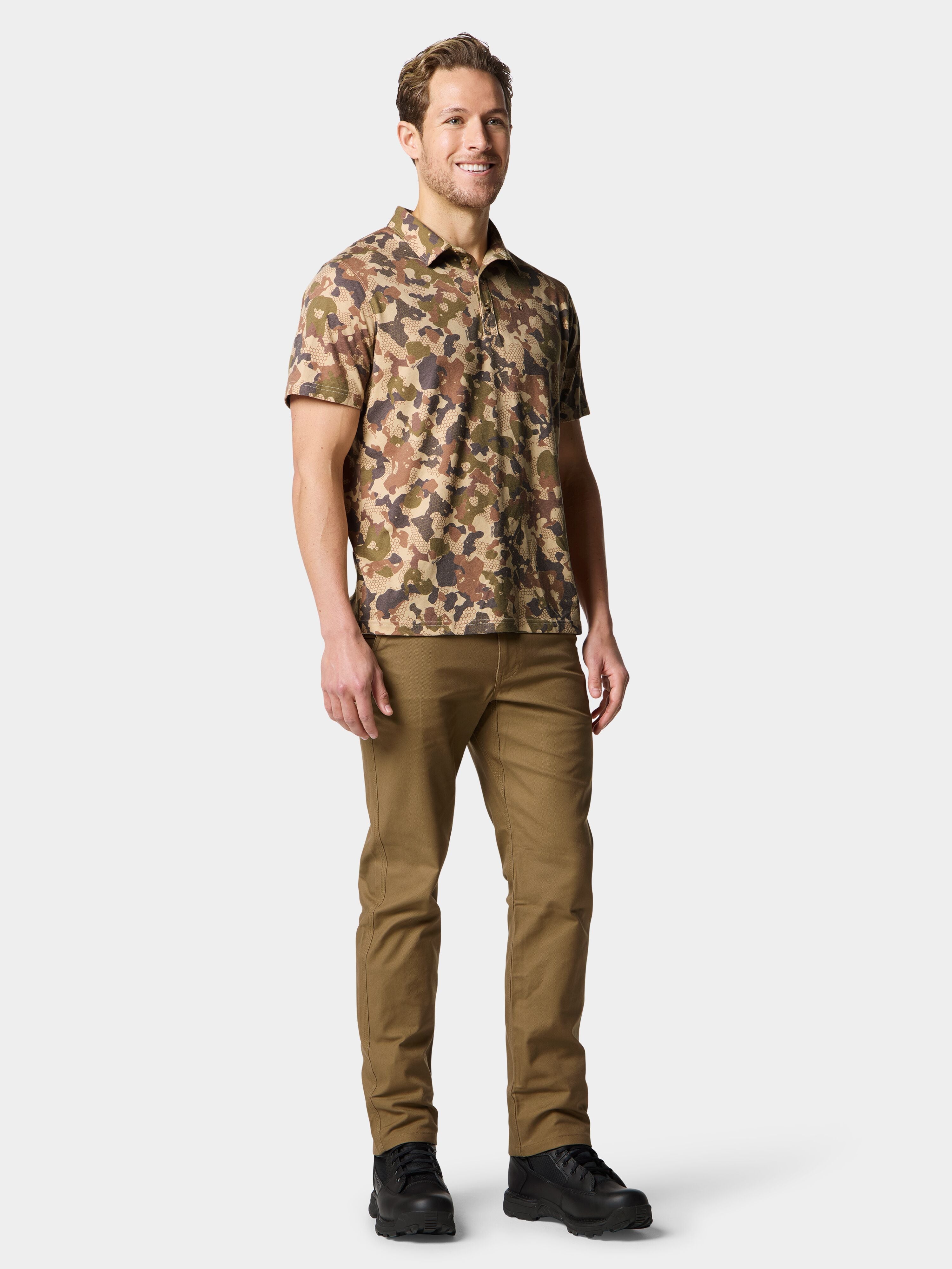 M's Essential drirelease® Polo - Wetland