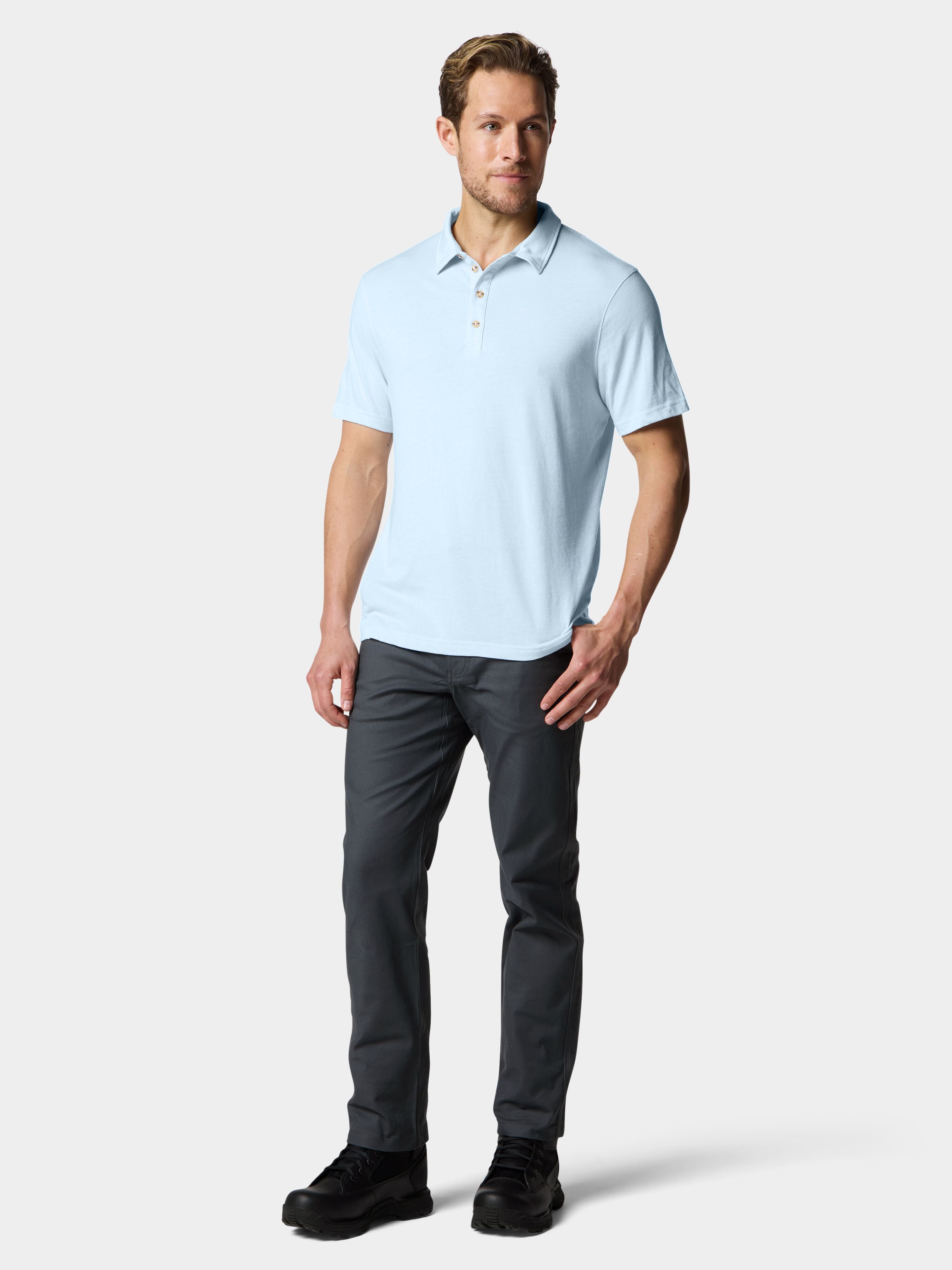 M's Essential drirelease® Polo - Ice Water