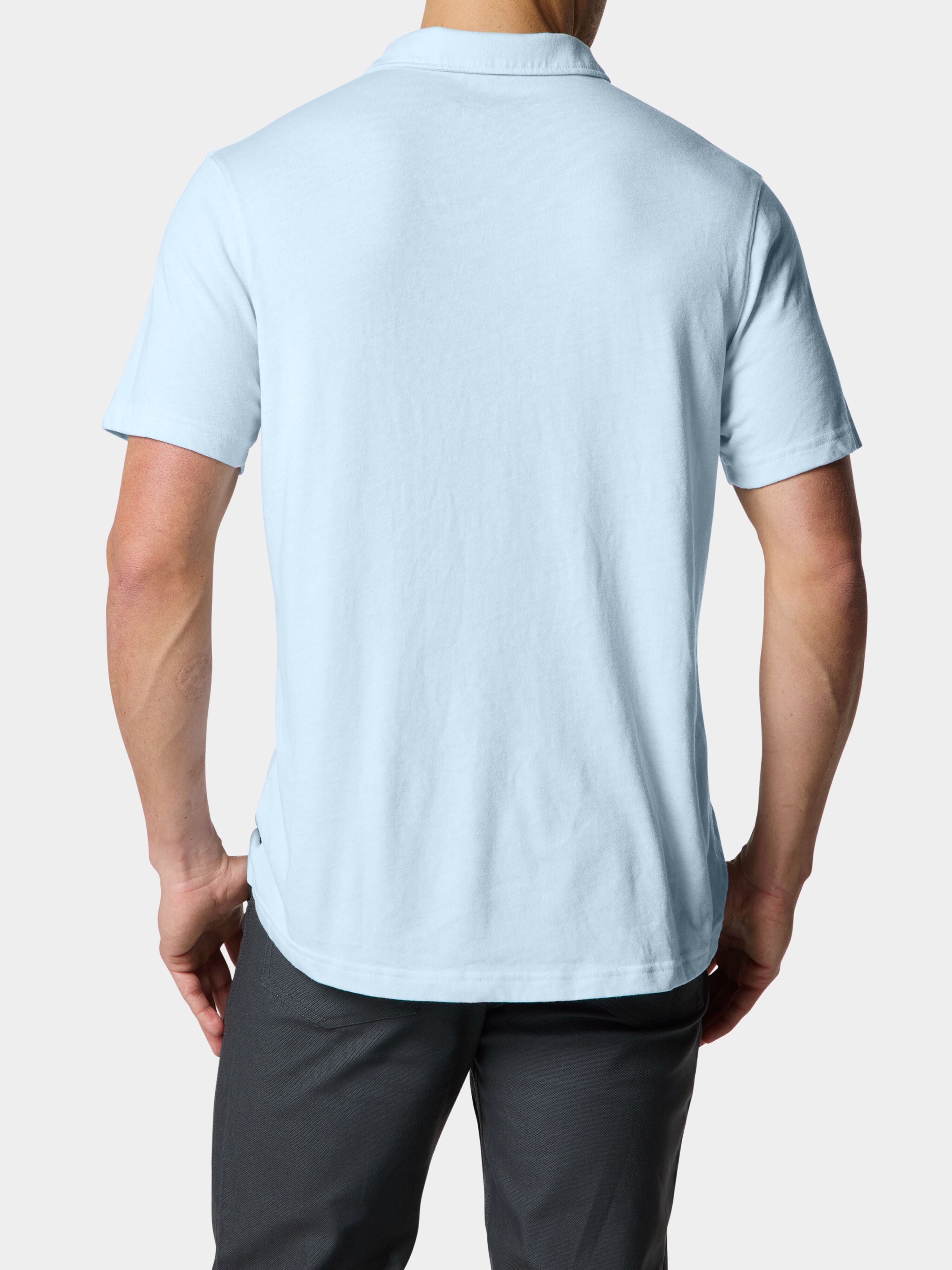 M's Essential drirelease® Polo - Ice Water