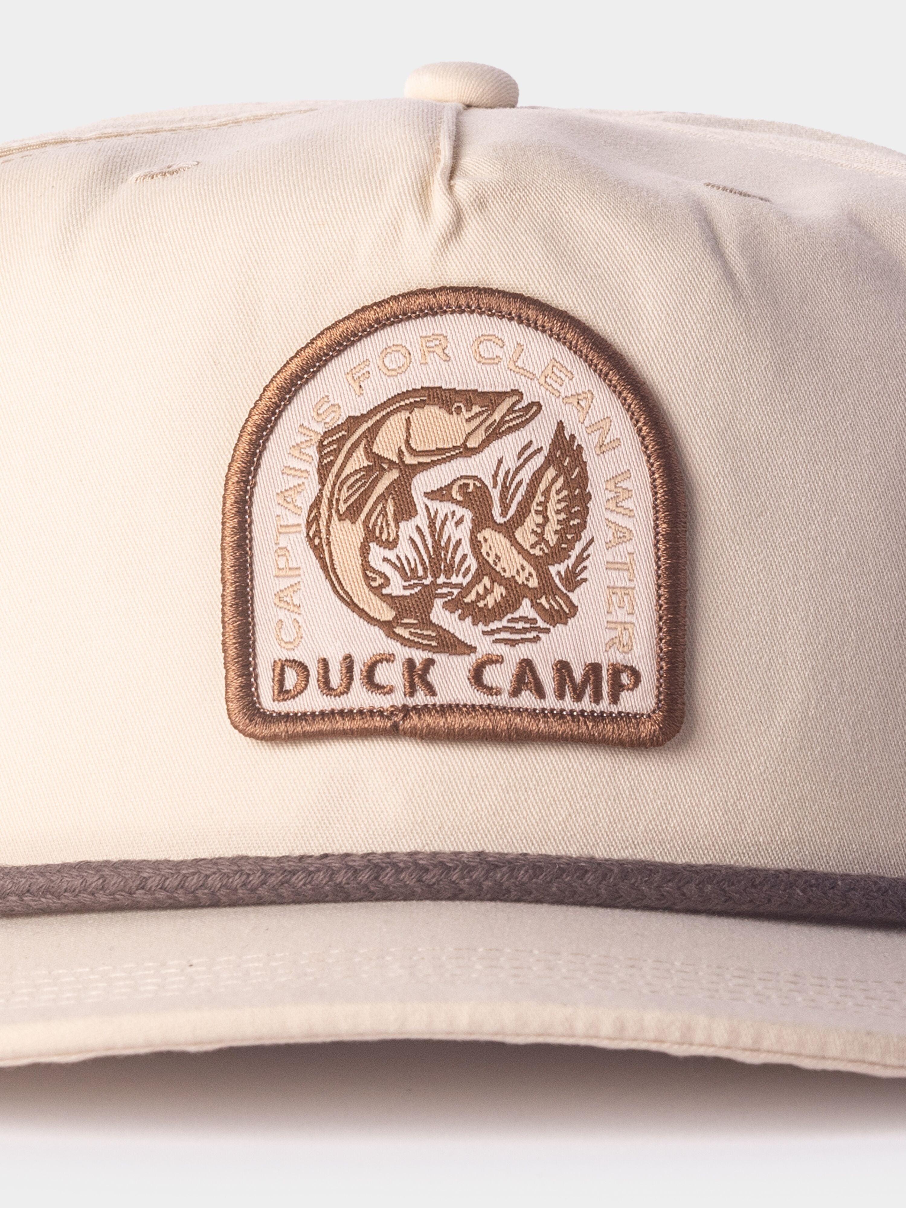 Captains For Clean Water x DC Patched Hat - Ivory