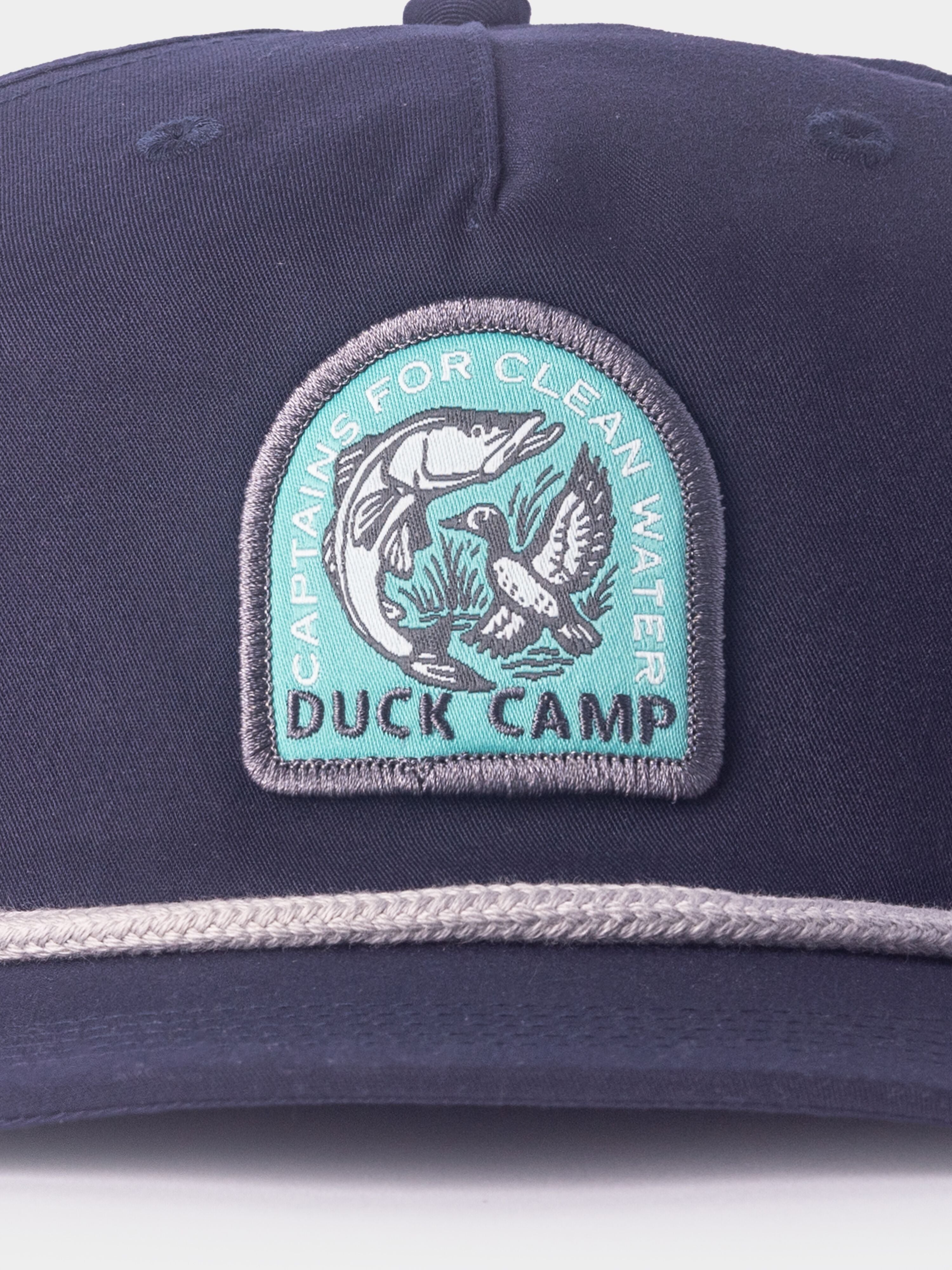 Captains For Clean Water x DC Patched Hat - Vintage Navy