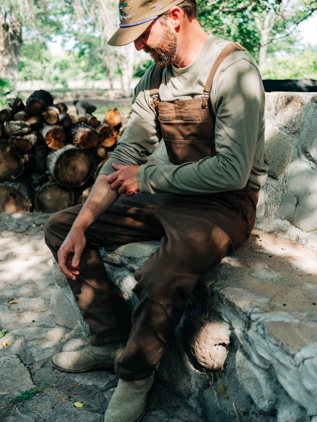 Men's Brush Overalls - Pin Oak