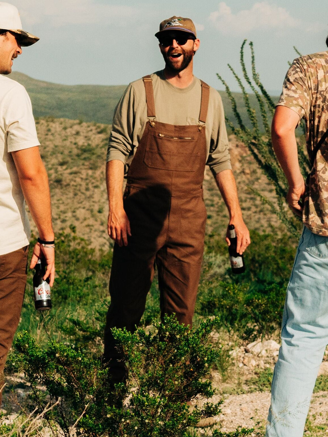 Men's Brush Overalls - Pin Oak