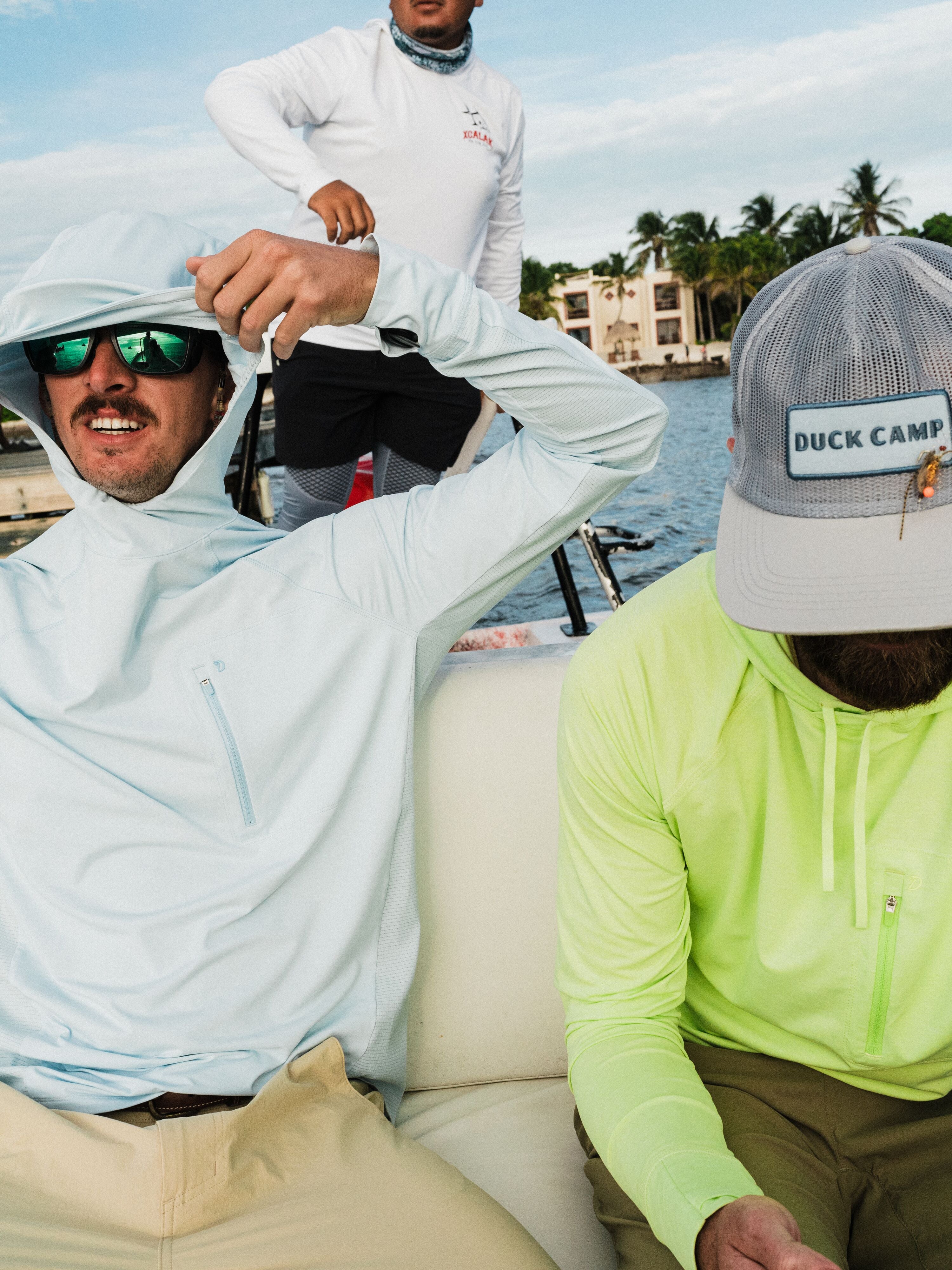 M's Brrr® Lightweight Rockport Pro Guide Hoodie - Ice Water