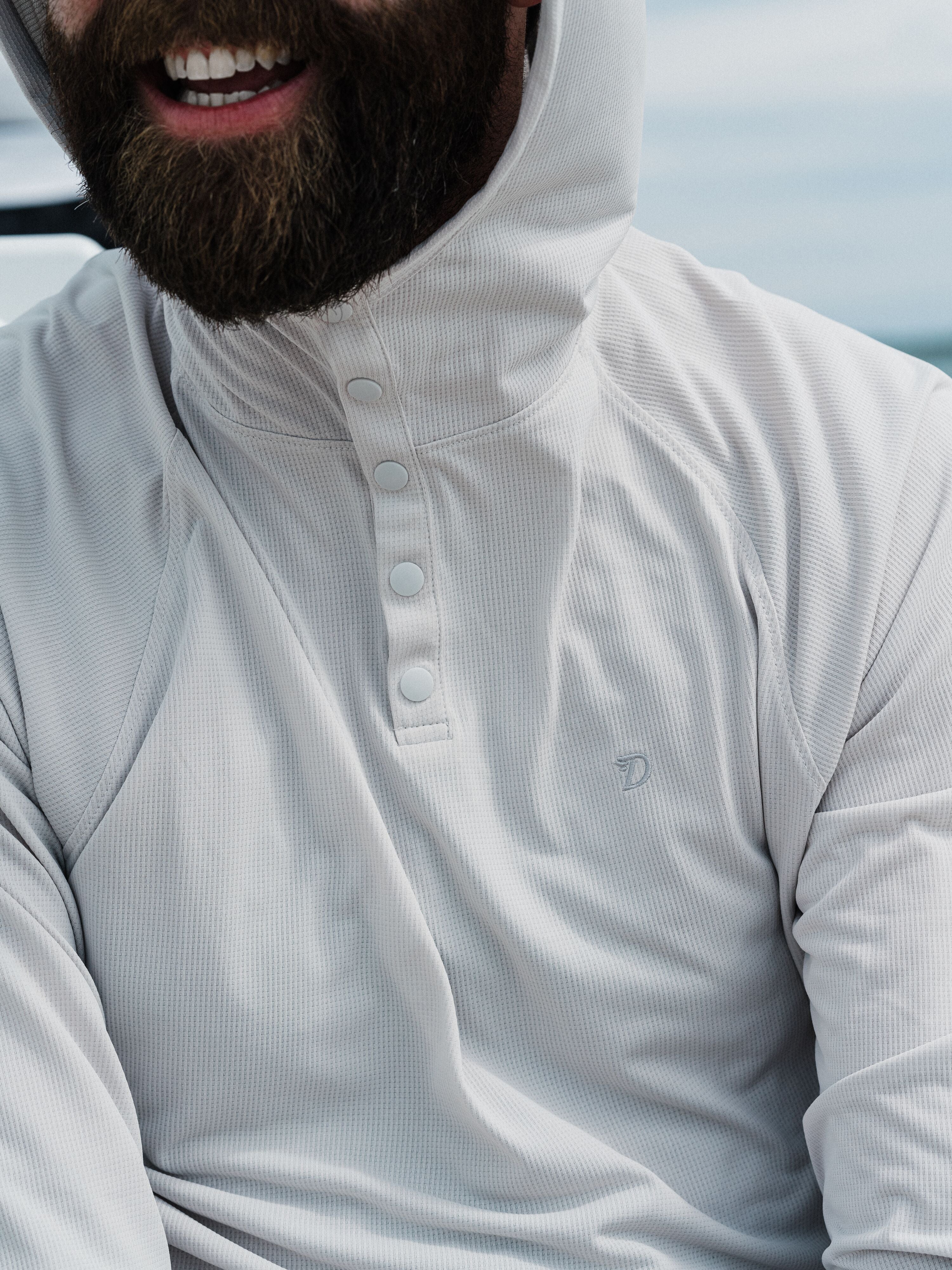 M's DC Bug Screen First Layer Hoodie - Silverking