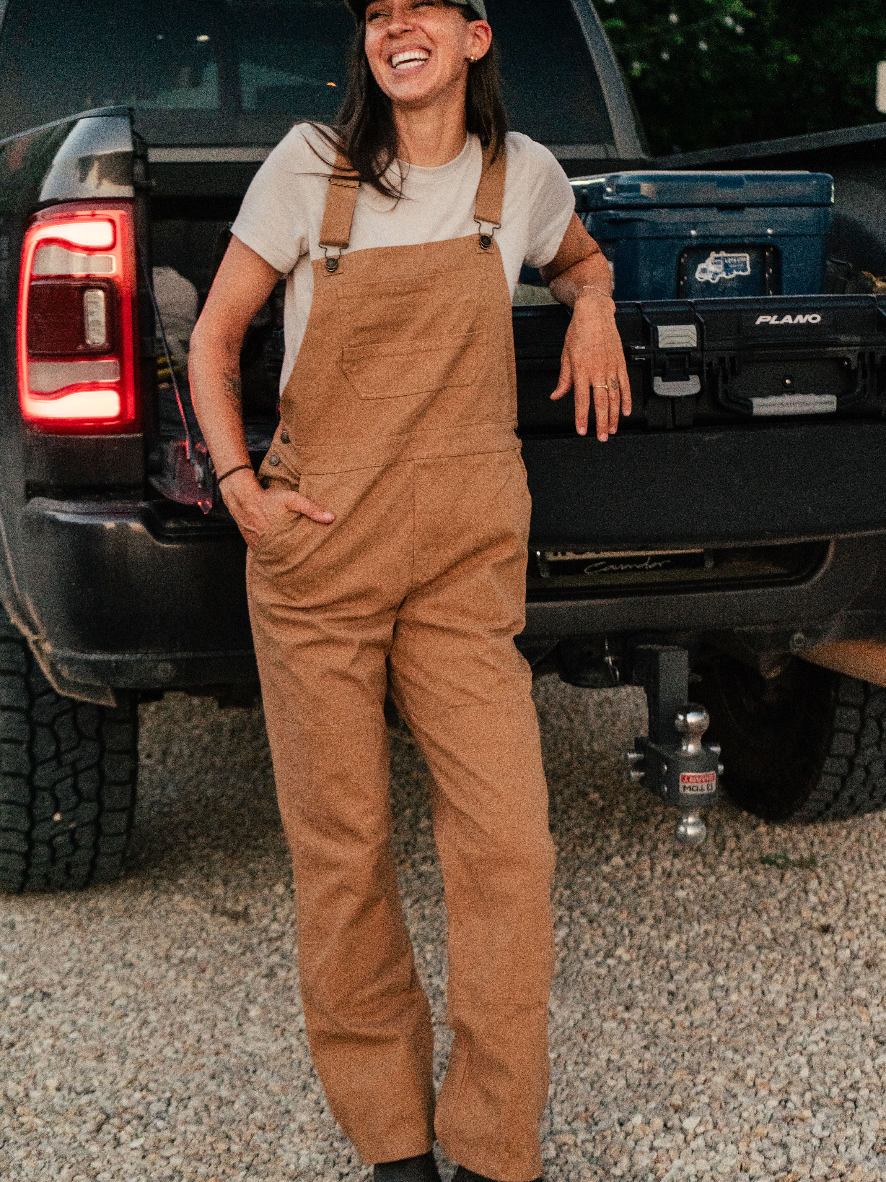 W's Brush Overalls - Wheat