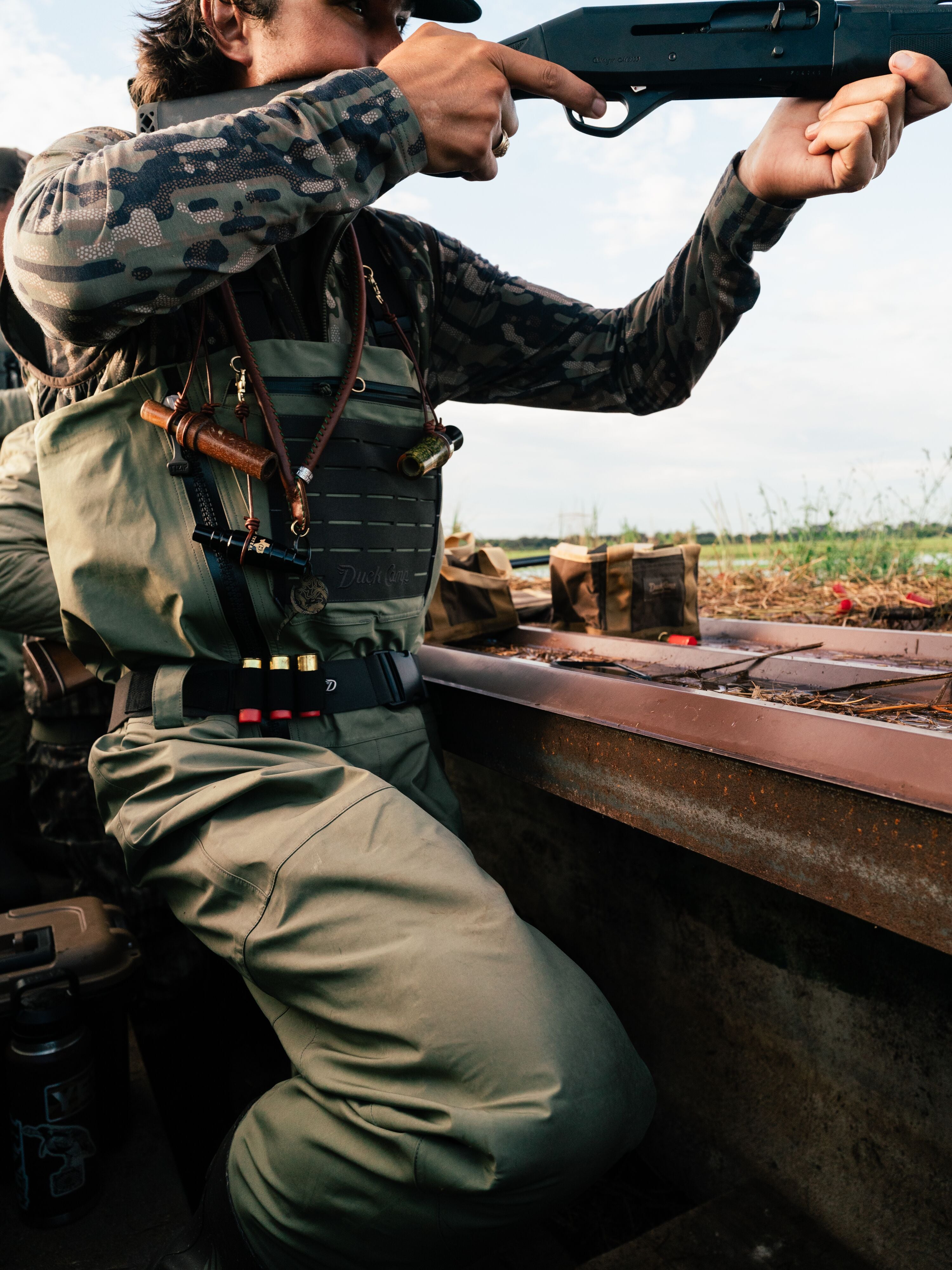 M's Zip Waders - Moss/Raven