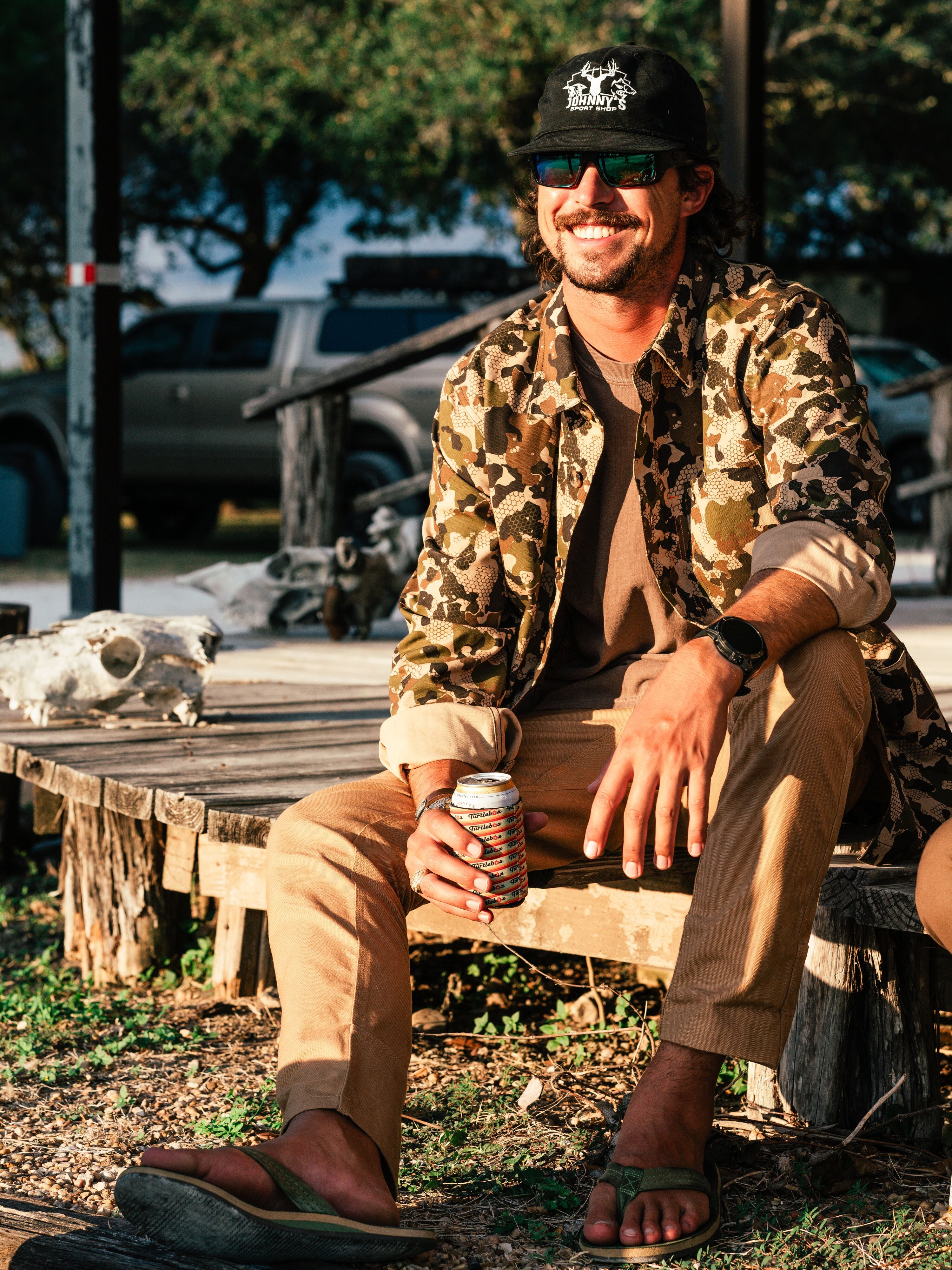 M's Brrr® Lightweight Brush Overshirt - Wetland