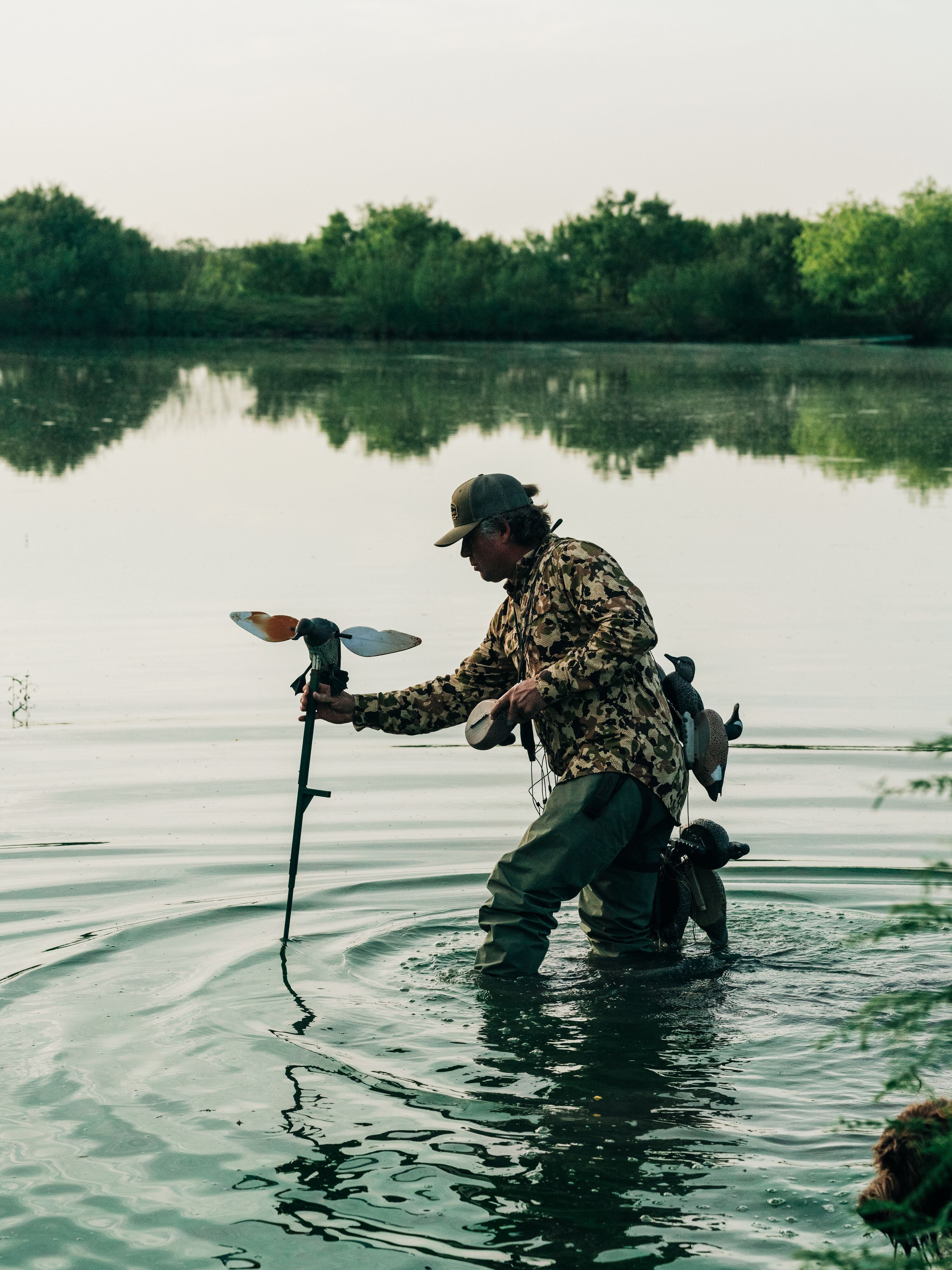 M's Hip Waders - Moss/Raven