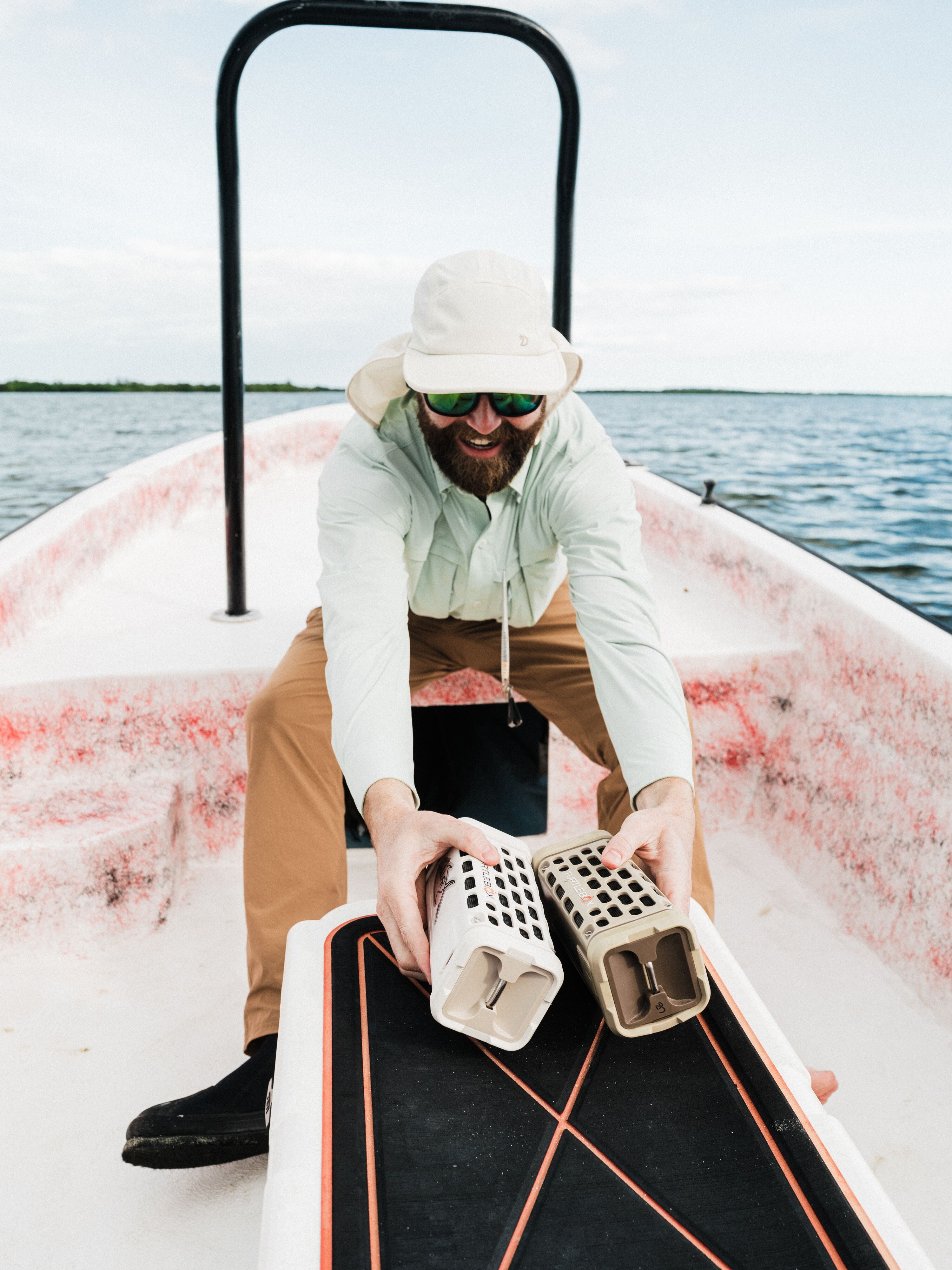 Brrr® Caped Shade Hat - Birch