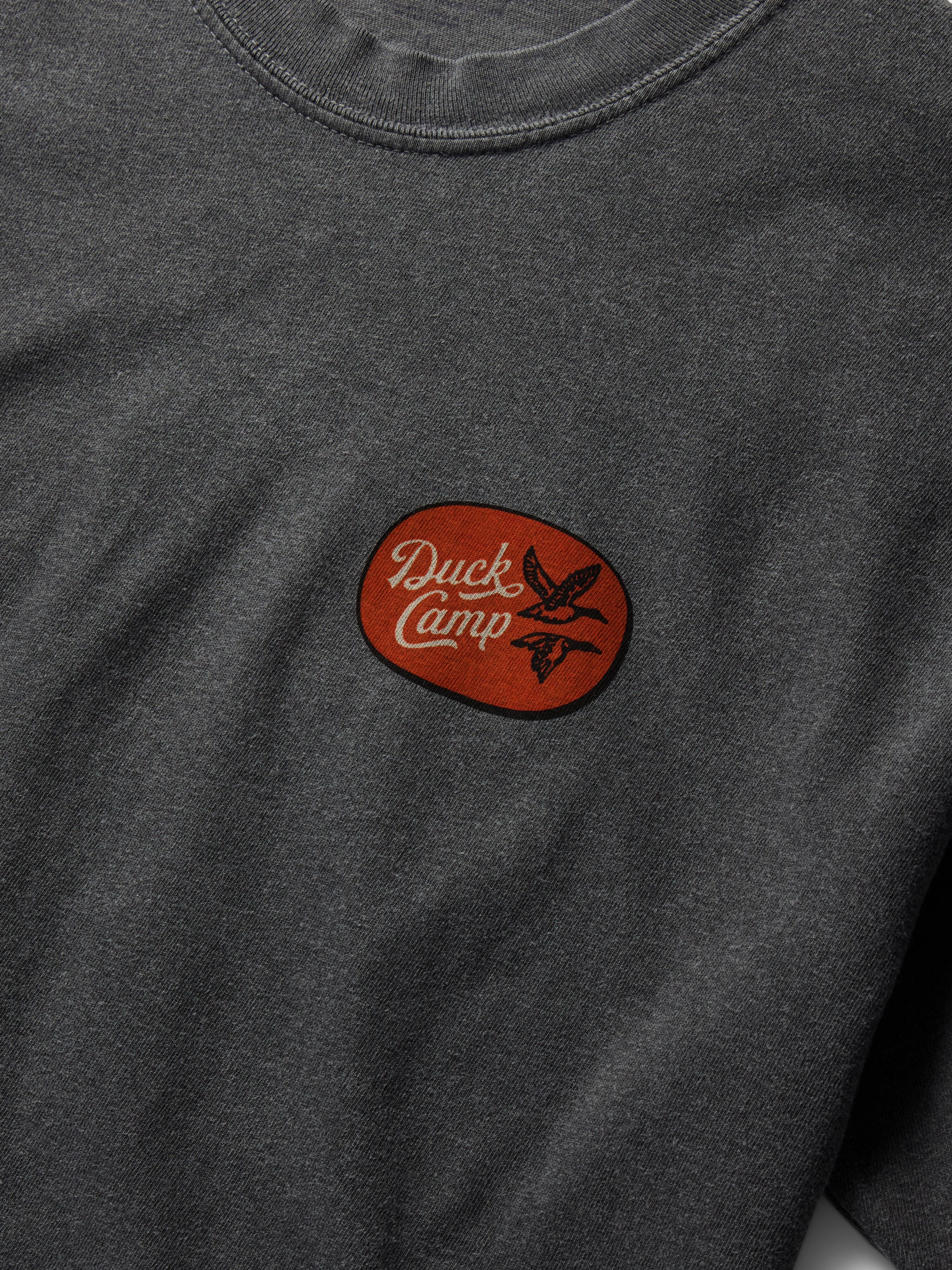 Duck Scripture Tee - Pepper