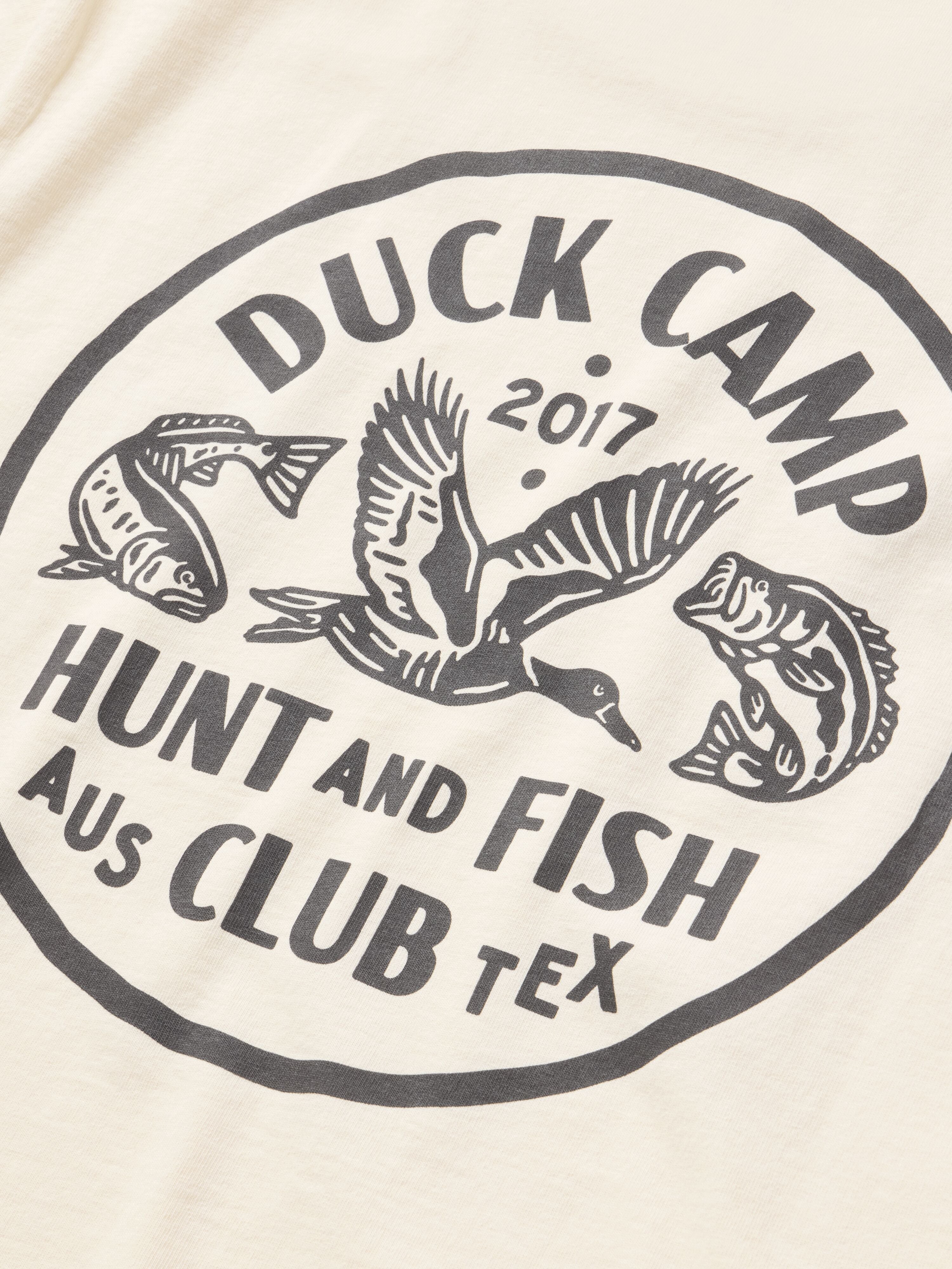 Hunt and Fish Club Tee - Ivory