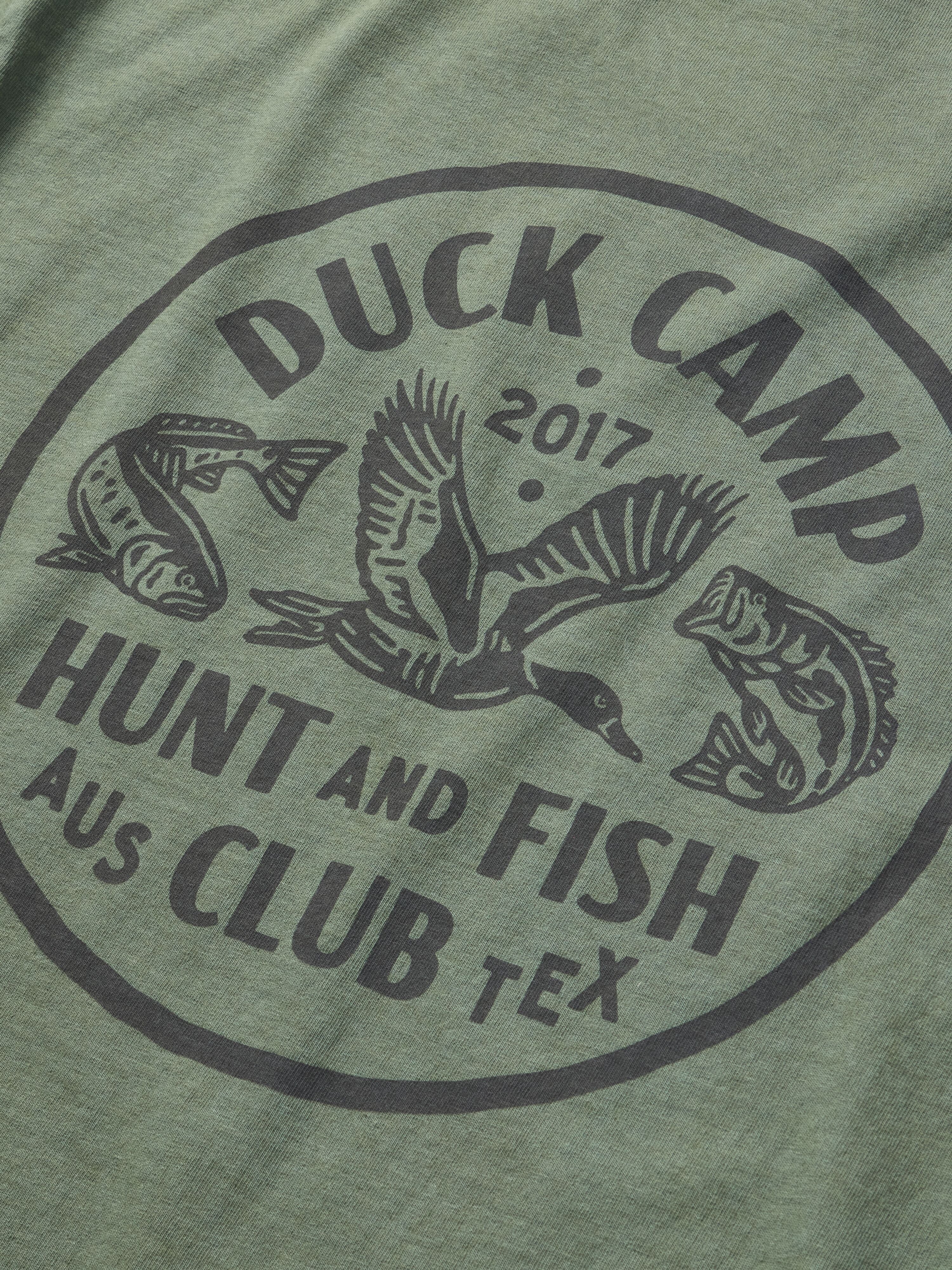 Hunt and Fish Club Tee - Willow
