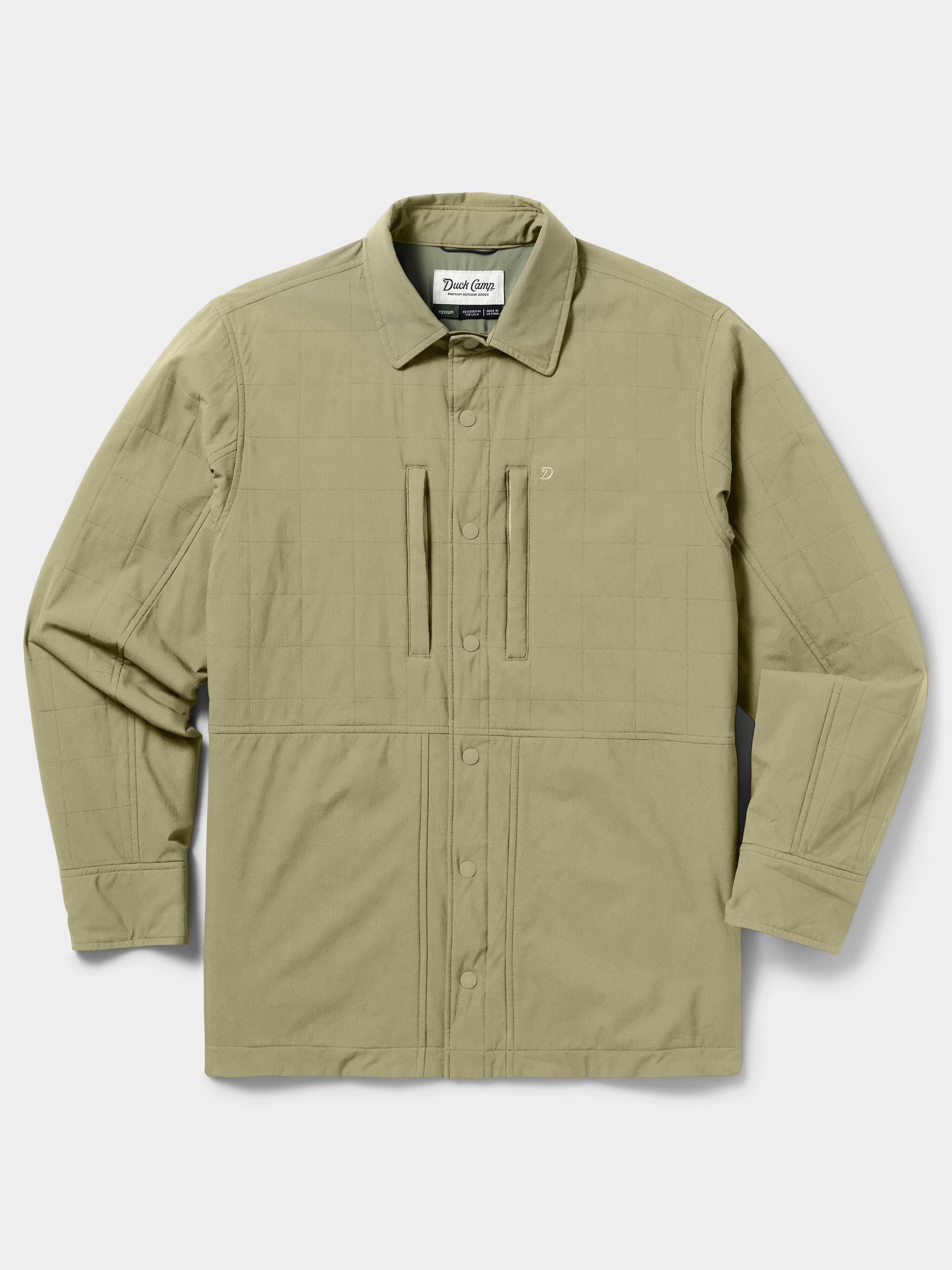 M's Airflow Insulated Lightweight Shacket - Sagebrush
