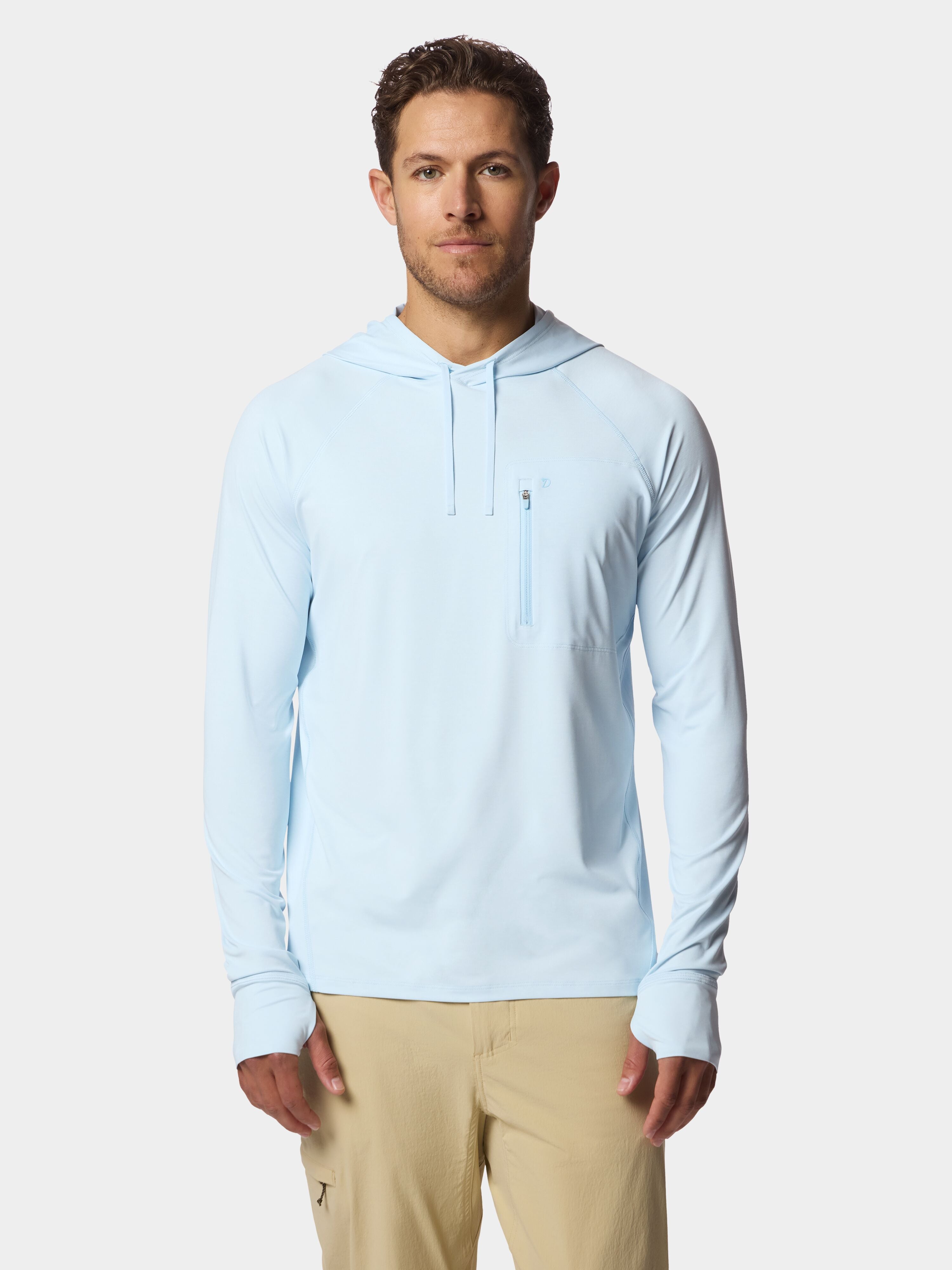 Men's Brrr® Lightweight Rockport Hoodie - Ice Water