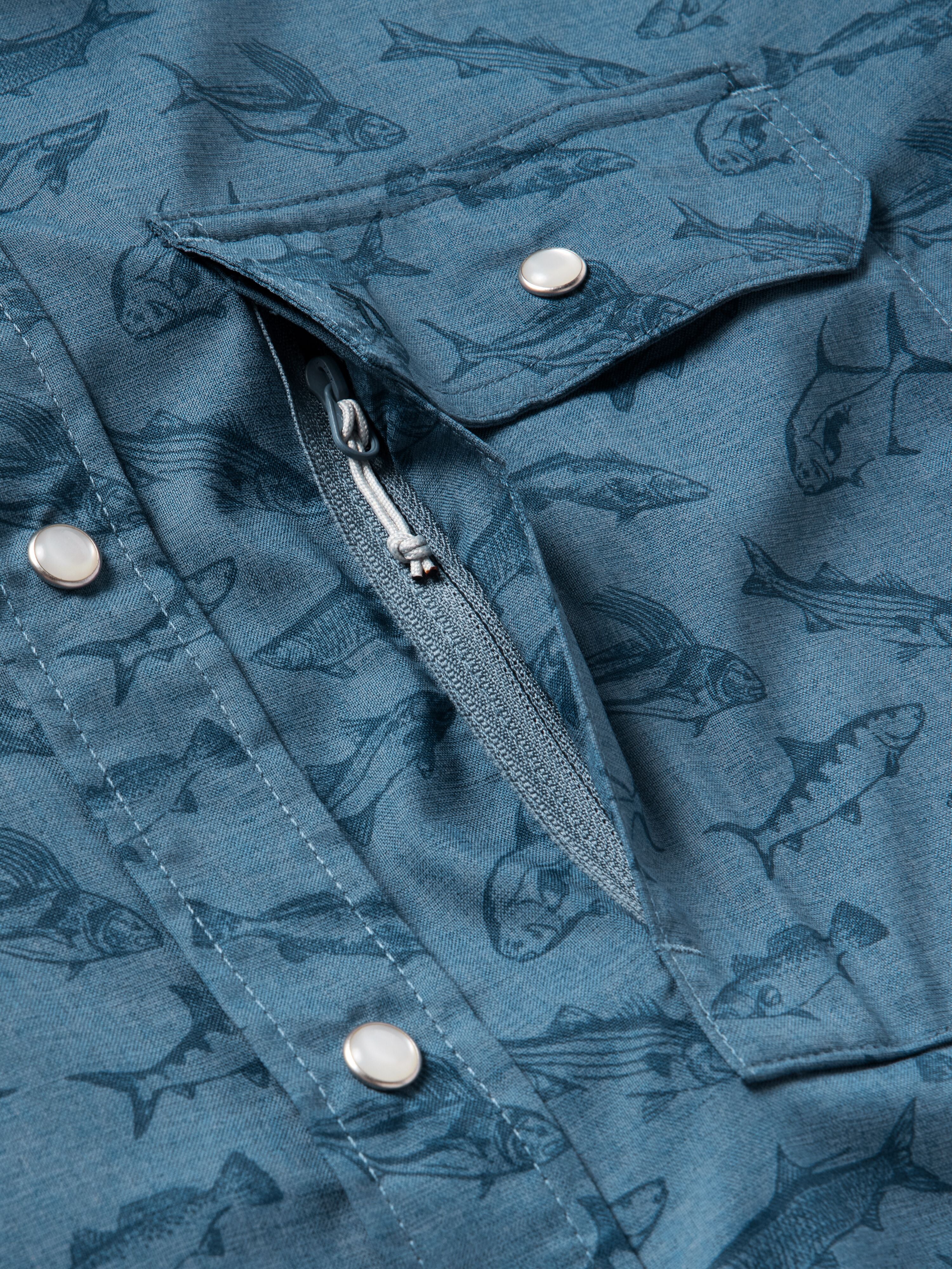 M's Brrr® Performance Shirt Short Sleeve - Bering Sea Coastal Frenzy