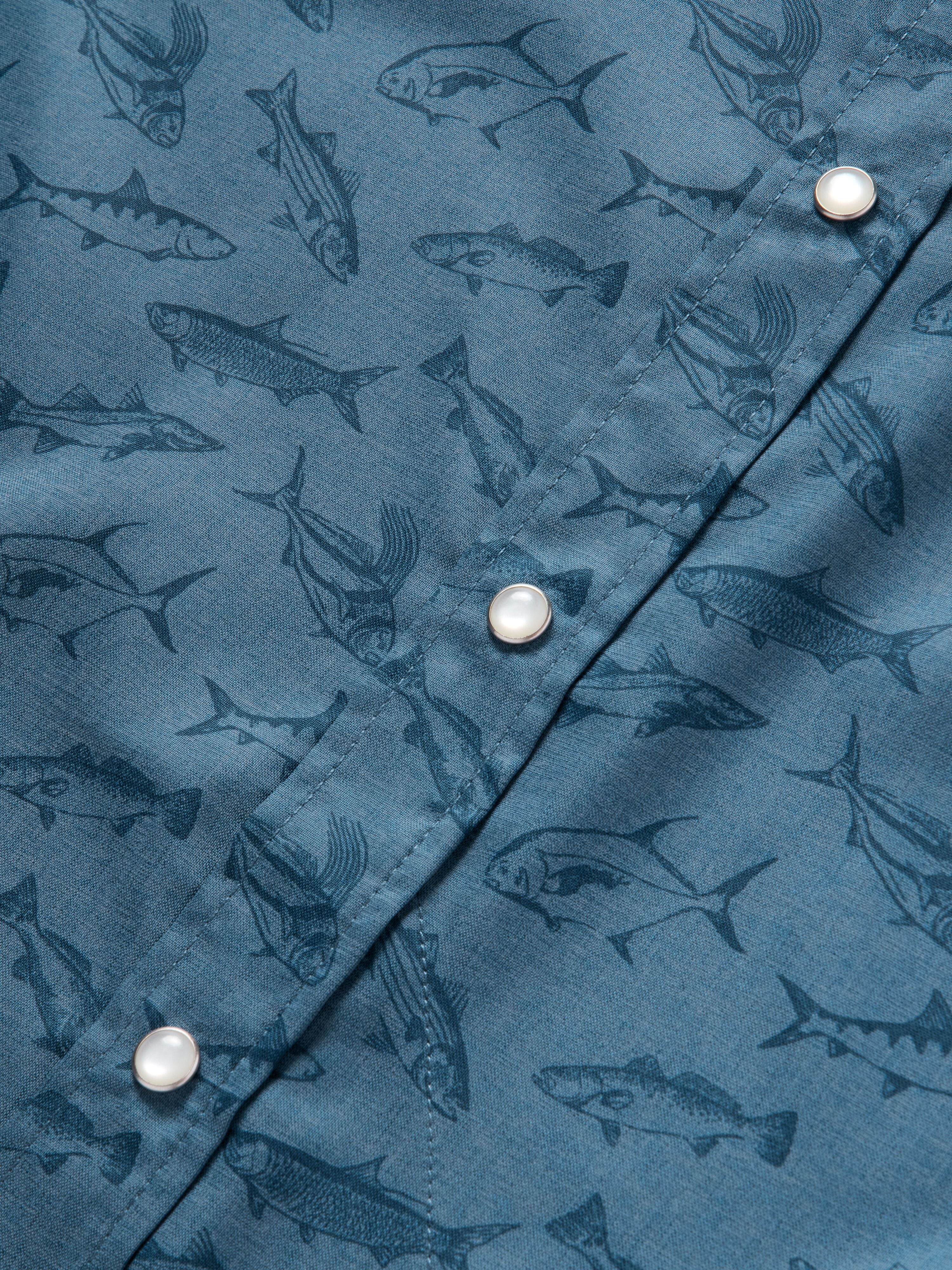 M's Brrr® Performance Shirt Short Sleeve - Bering Sea Coastal Frenzy