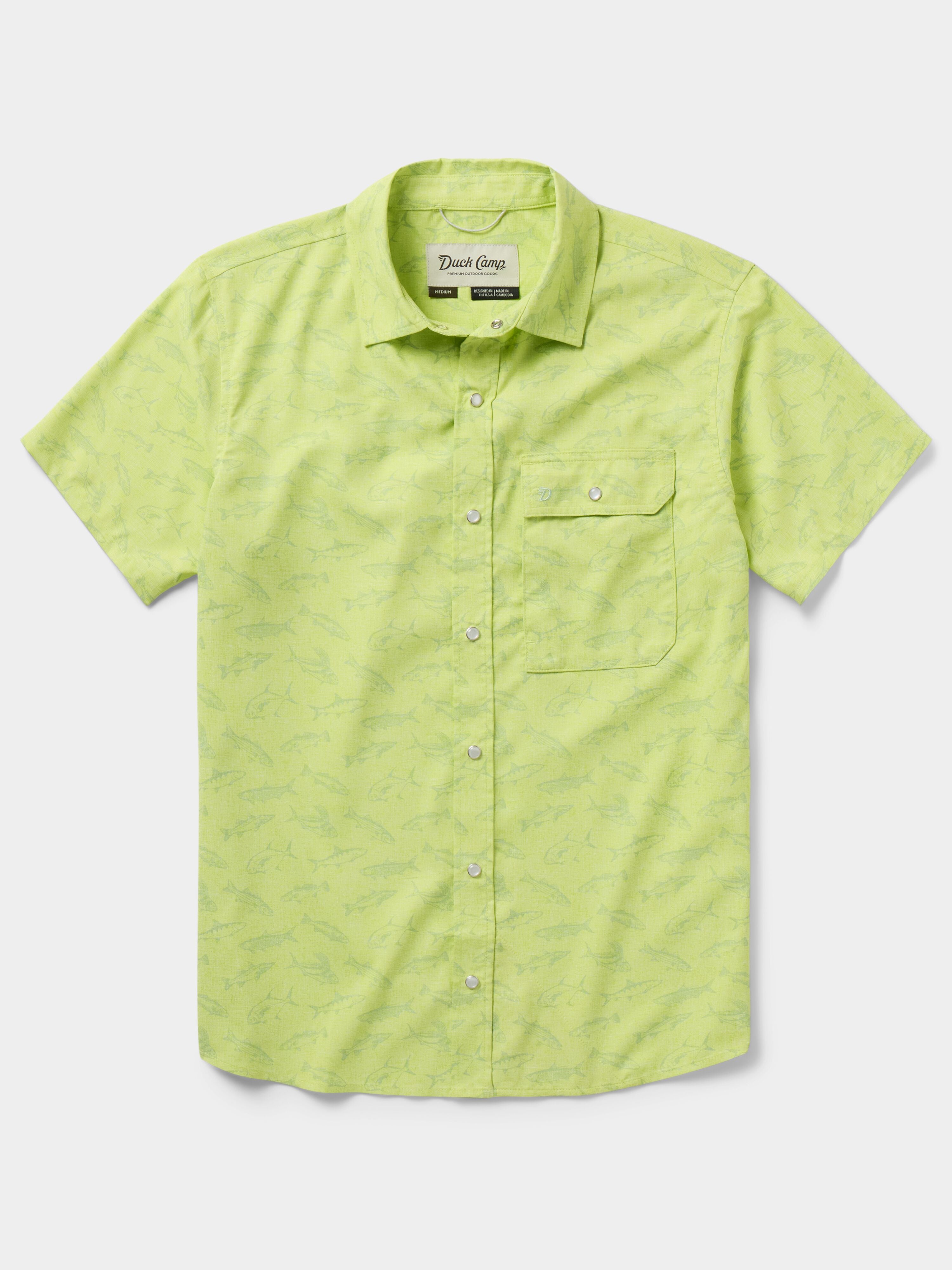 Men's Brrr® Performance Shirt Short Sleeve - Islet Coastal Frenzy
