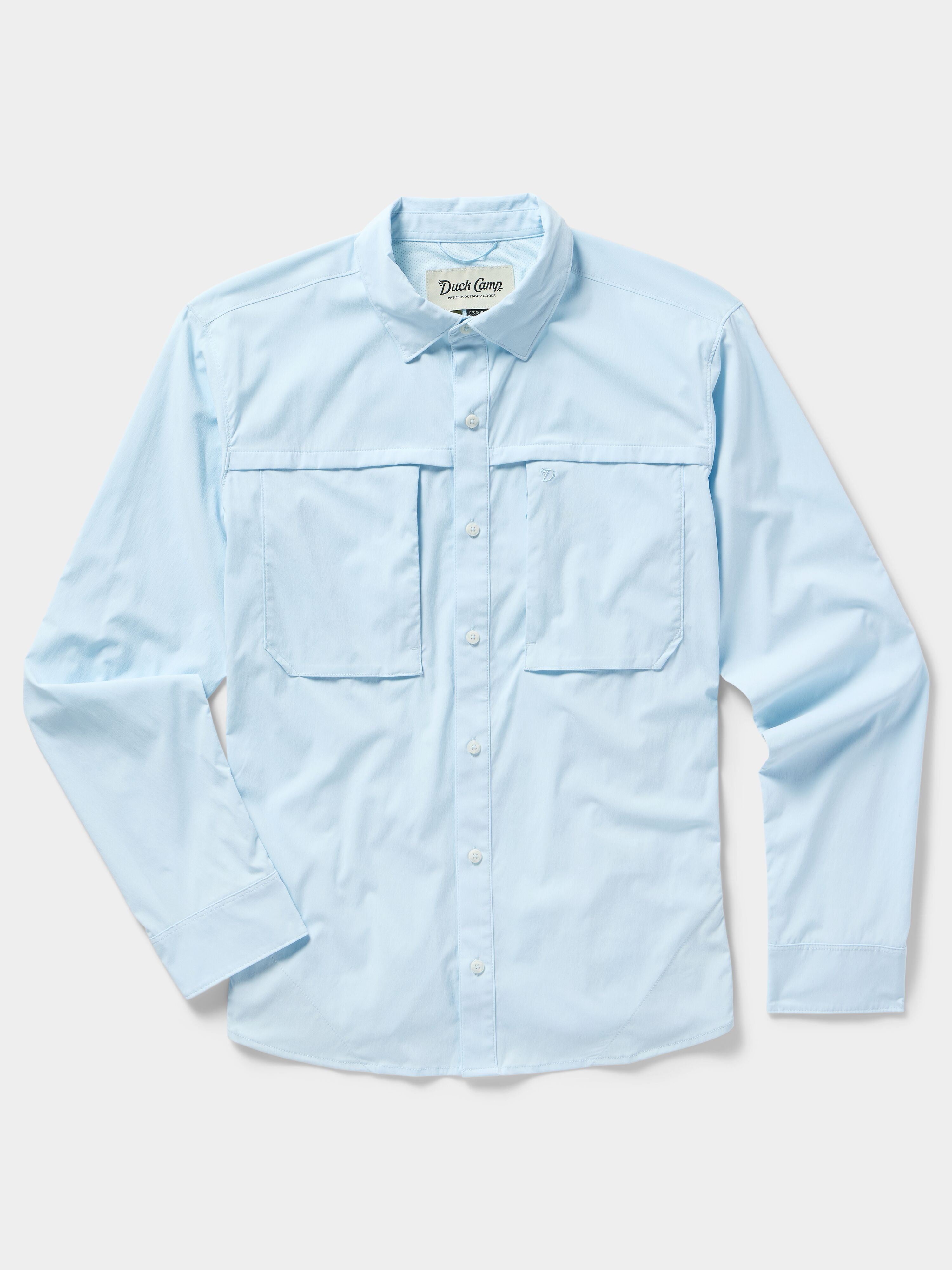 M's Lightweight Fishing Shirt Long Sleeve - Ice Water
