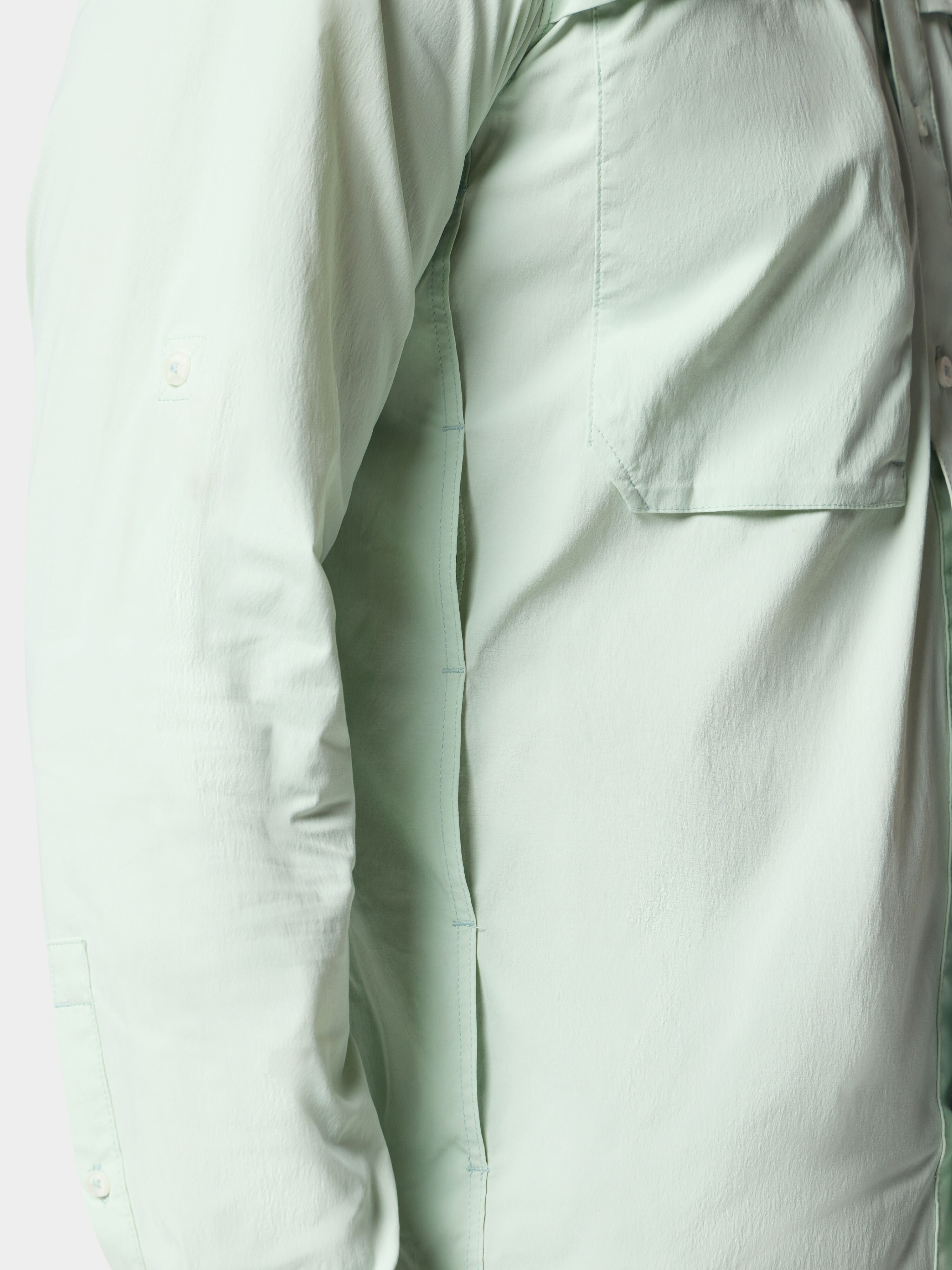 Men's Lightweight Fishing Shirt Long Sleeve - Sea Foam