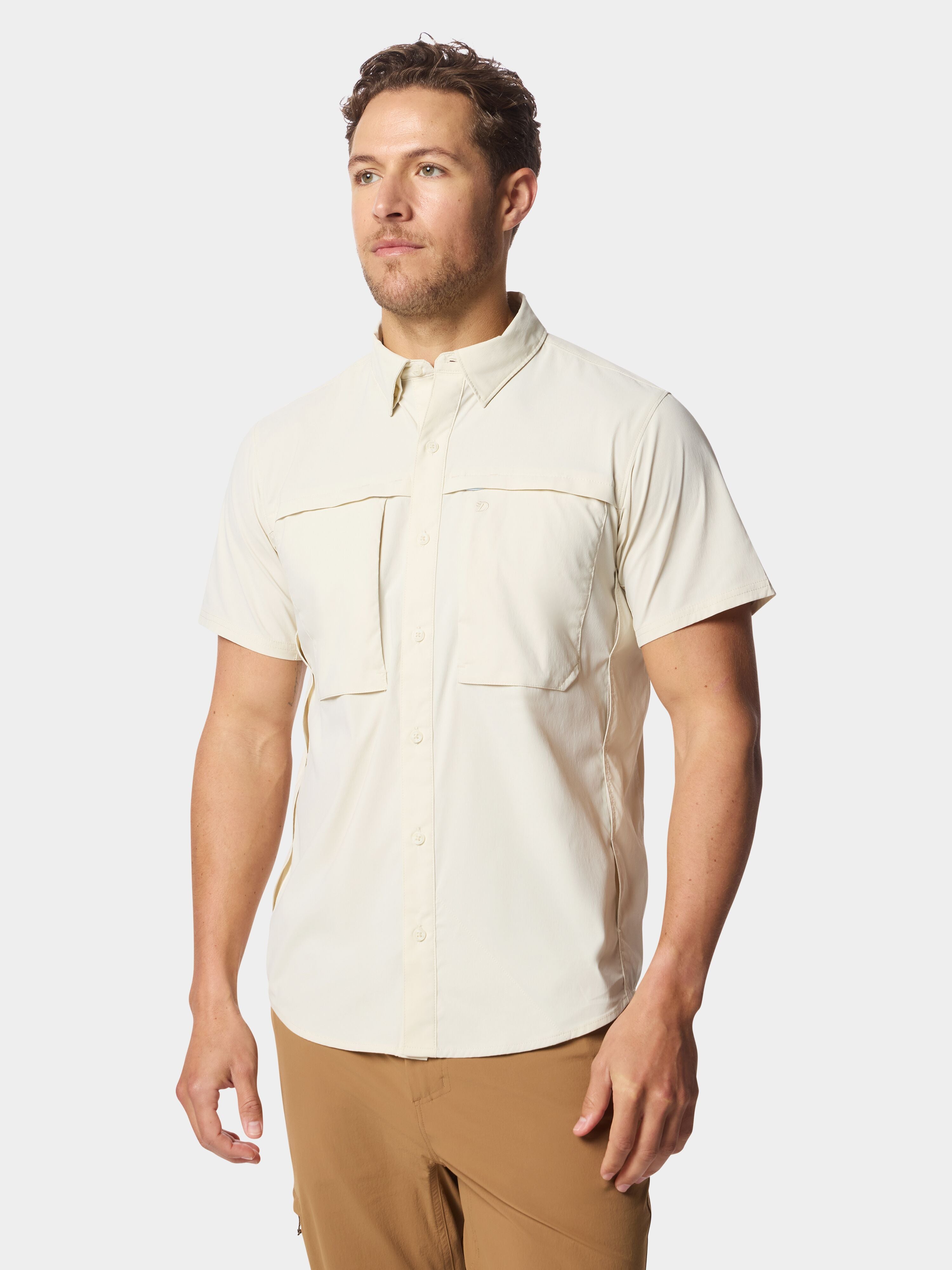 M's Lightweight Fishing Shirt Short Sleeve - Birch