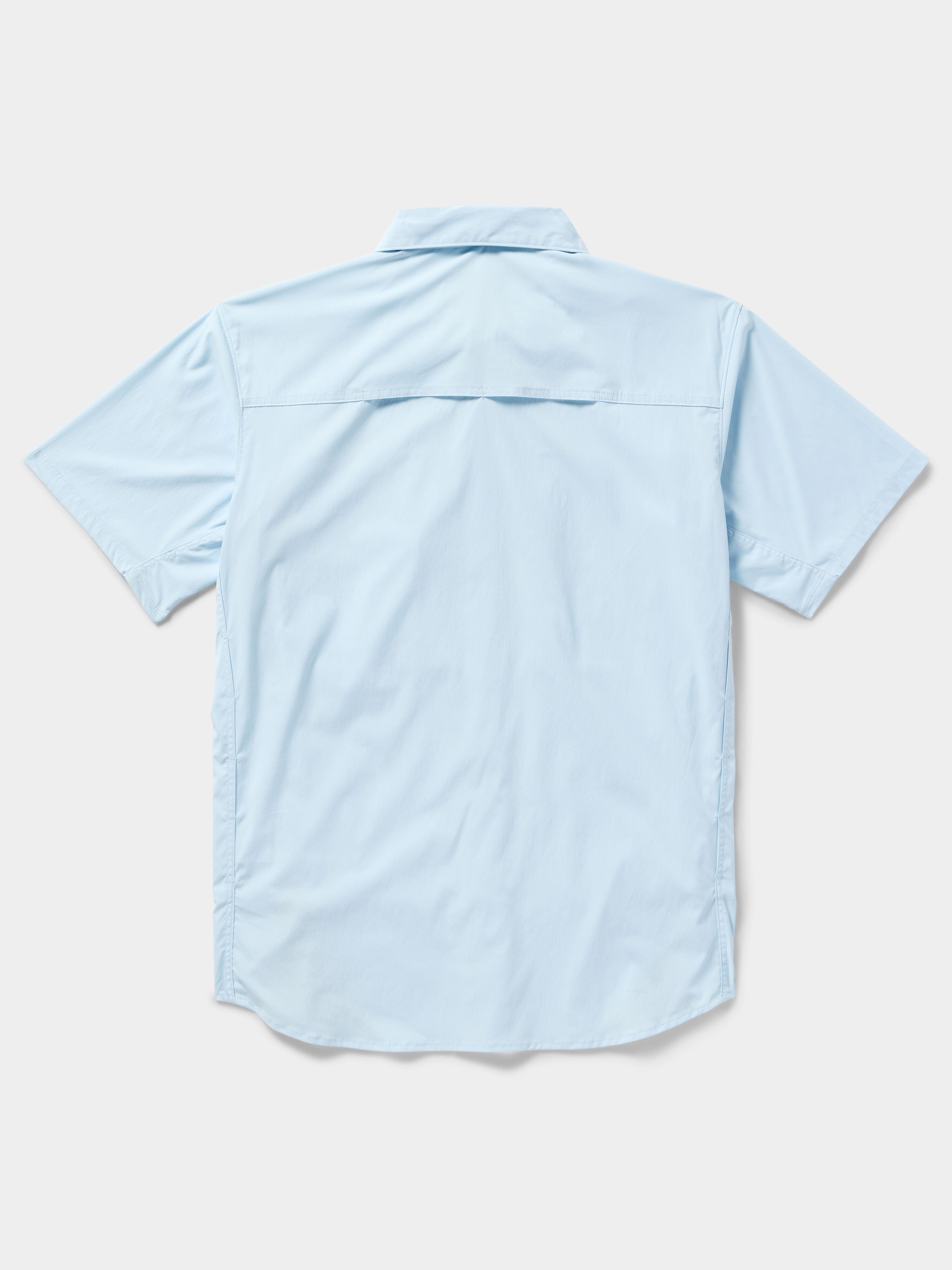 M's Lightweight Fishing Shirt Short Sleeve - Ice Water