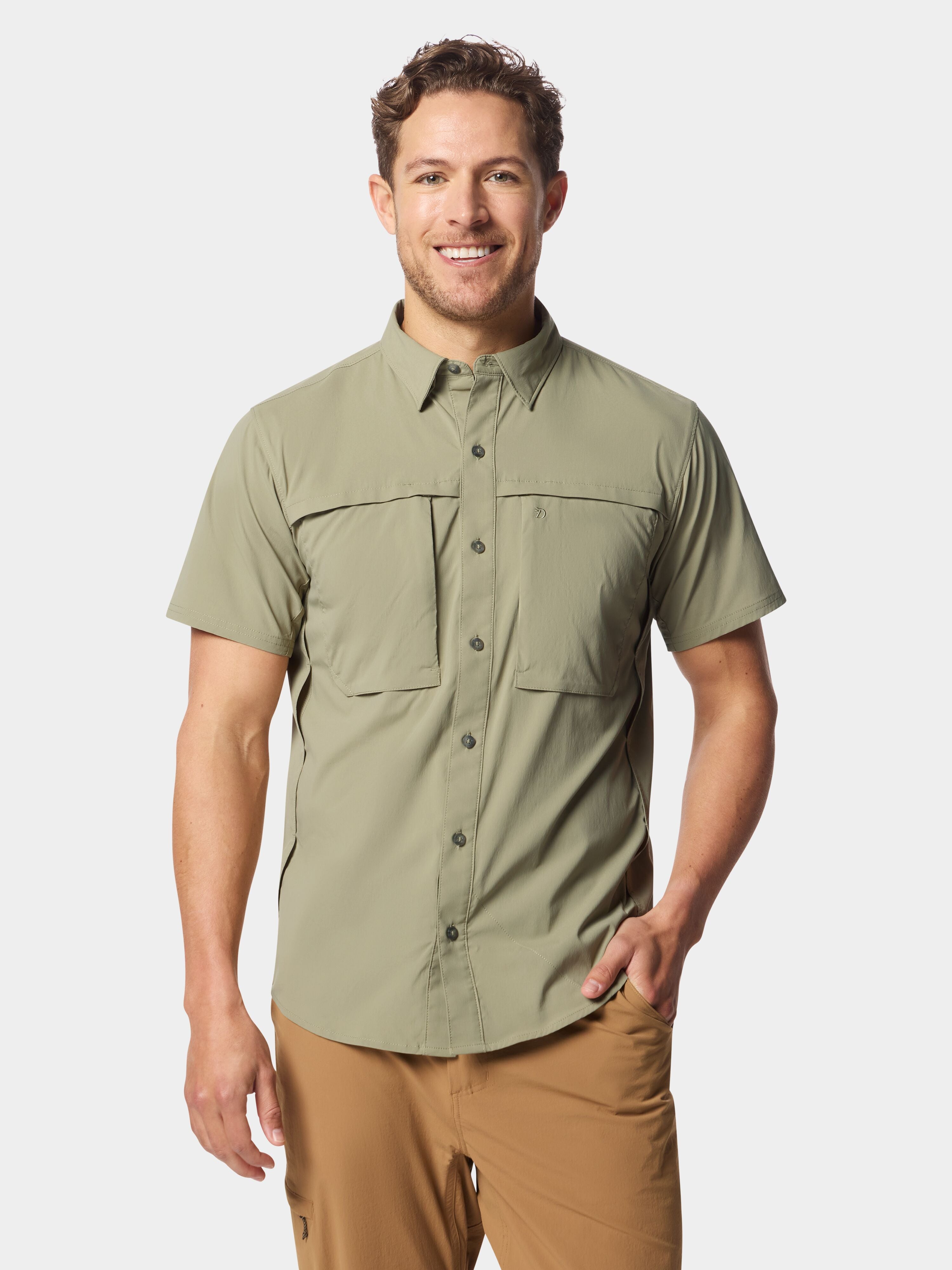 M's Lightweight Fishing Shirt Short Sleeve - Sagebrush