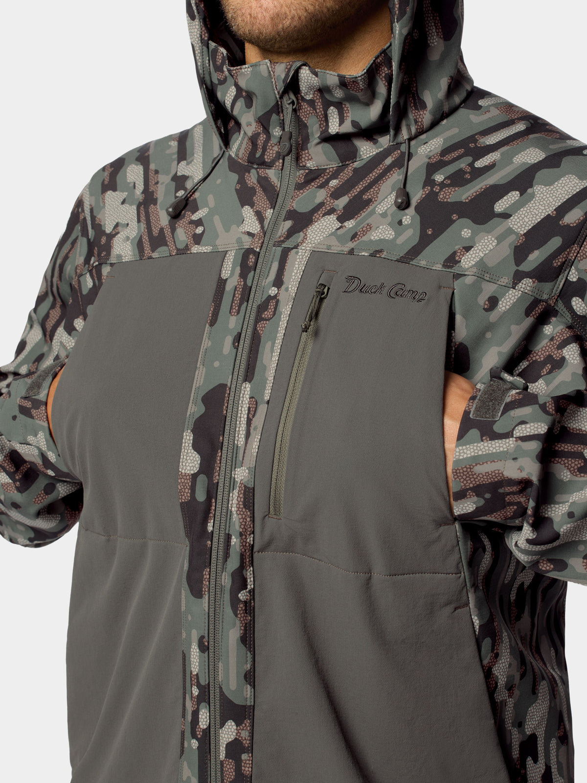 Men's Terrain Guard Softshell Hoodie - Woodland