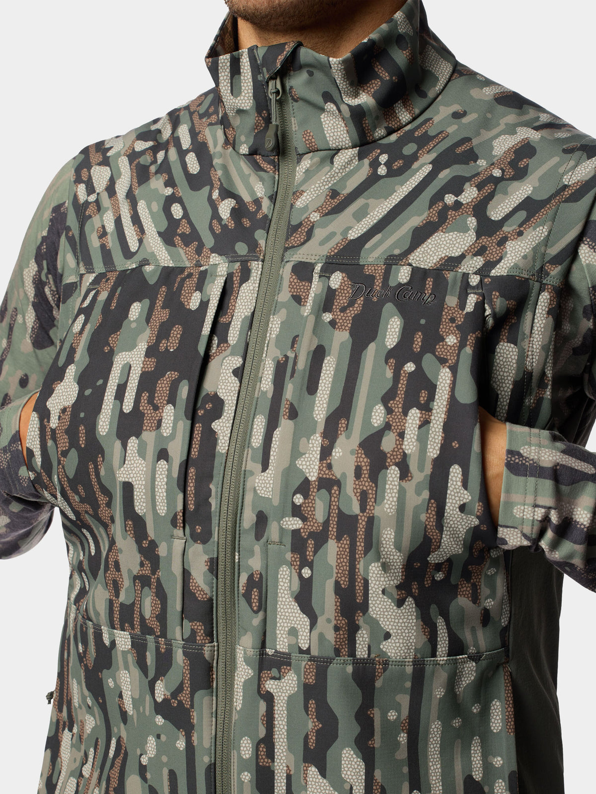 Men's Terrain Guard Softshell Vest - Woodland
