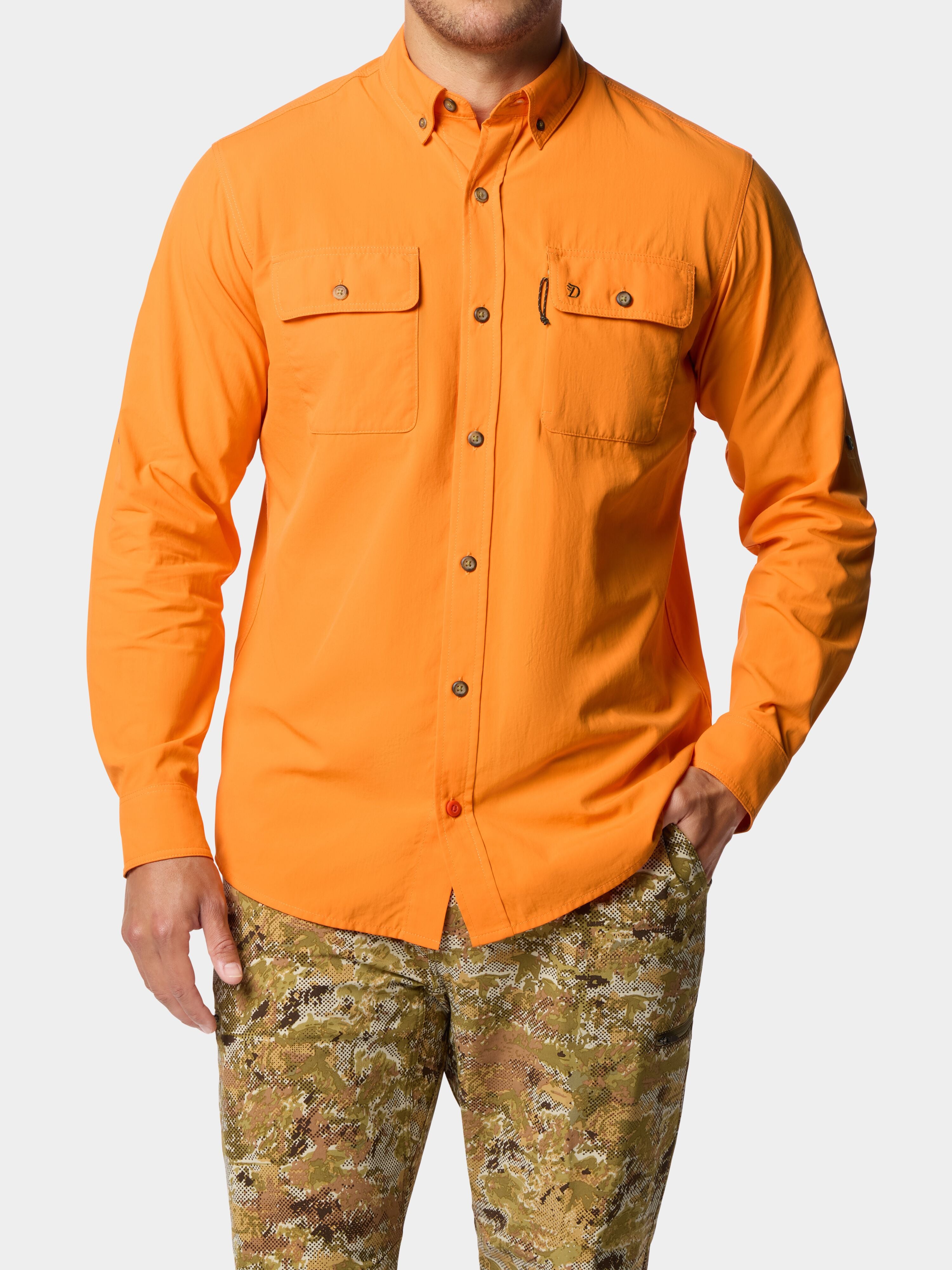 M's Lightweight Hunting Shirt Long Sleeve - Blaze